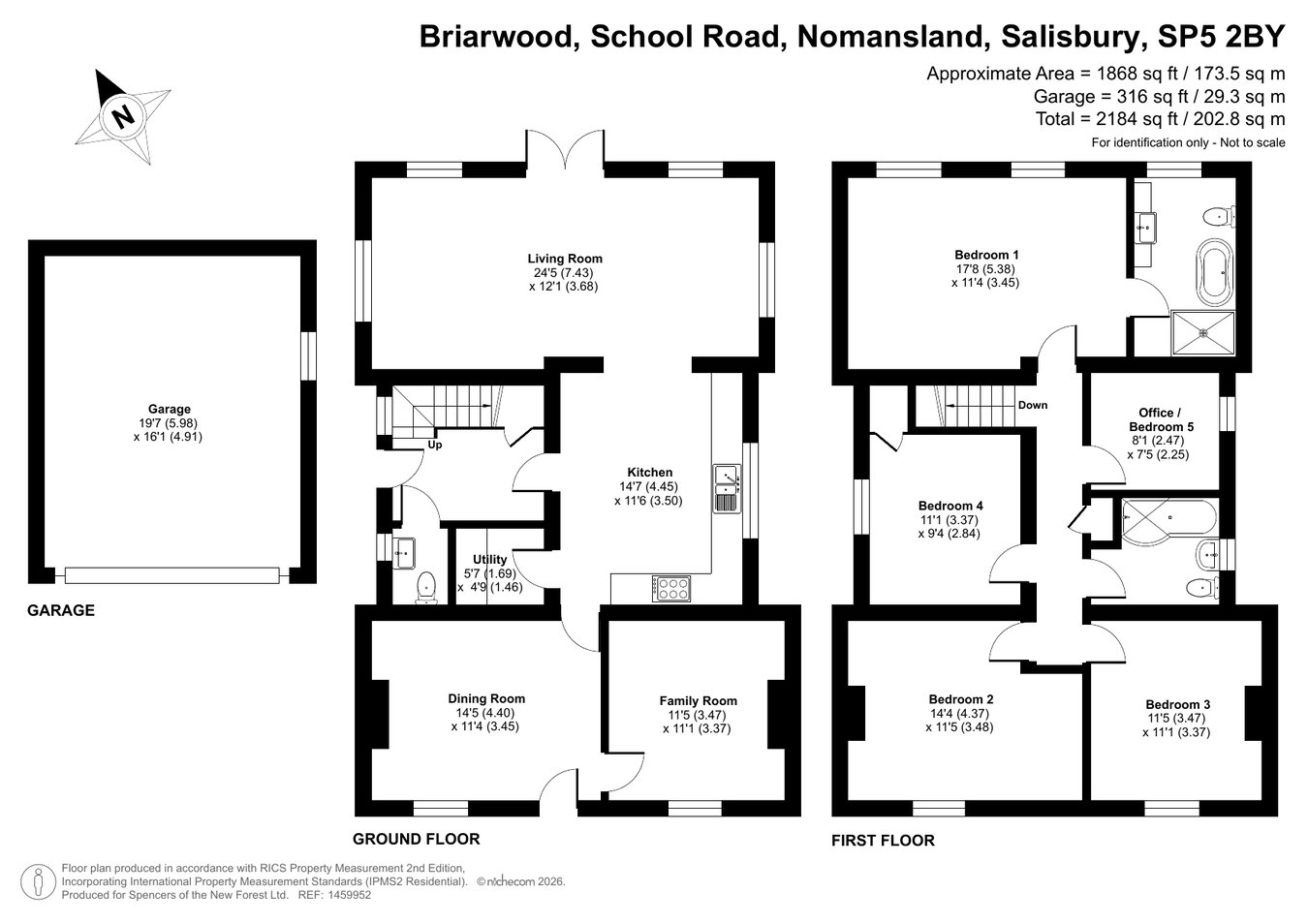 Briarwood, School Road, Salisbury floorplan