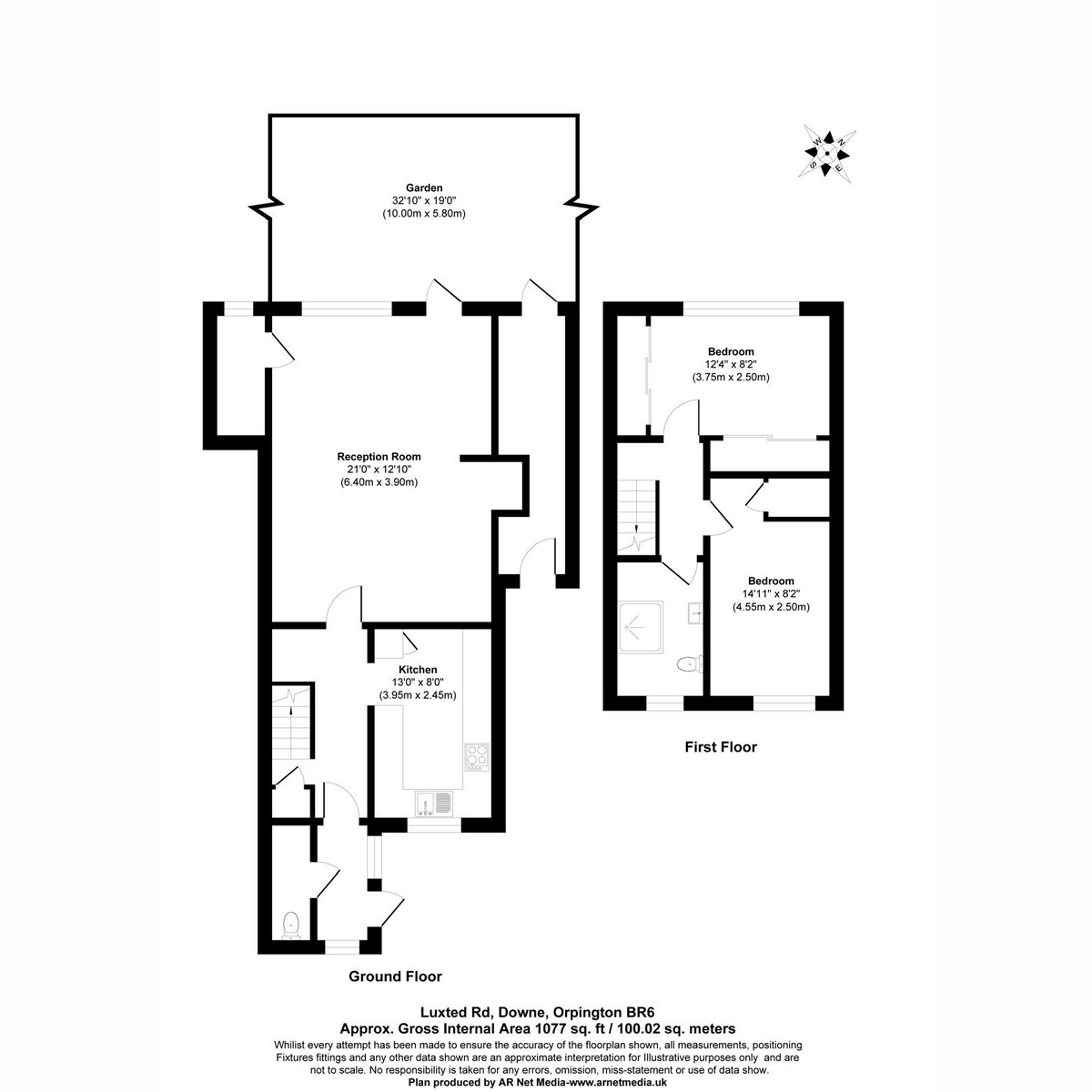 1, Luxted Road, Orpington floorplan