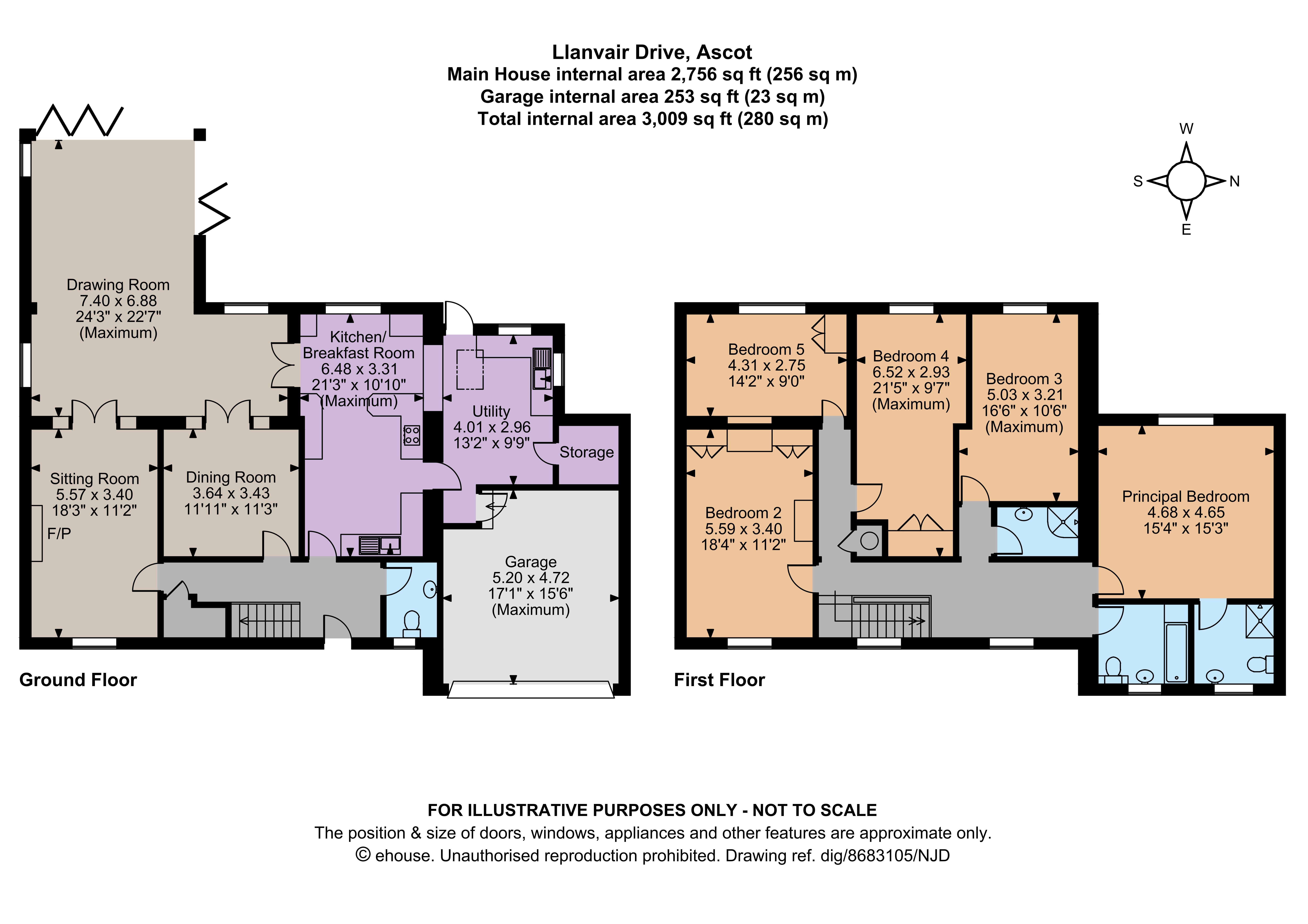 38, Llanvair Drive, Berkshire floorplan