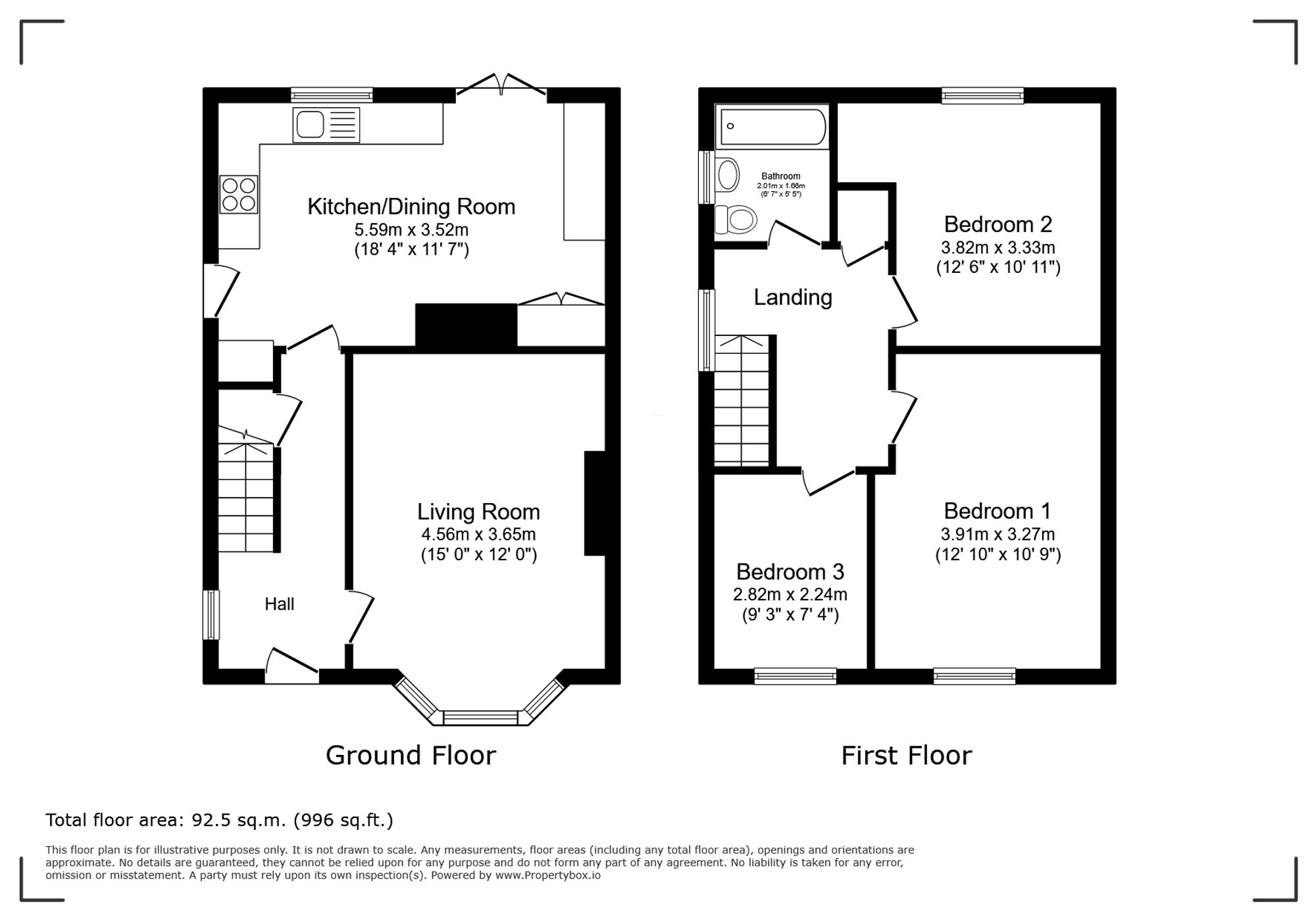 56 Allendale Walk, Stoke-On-Trent floorplan