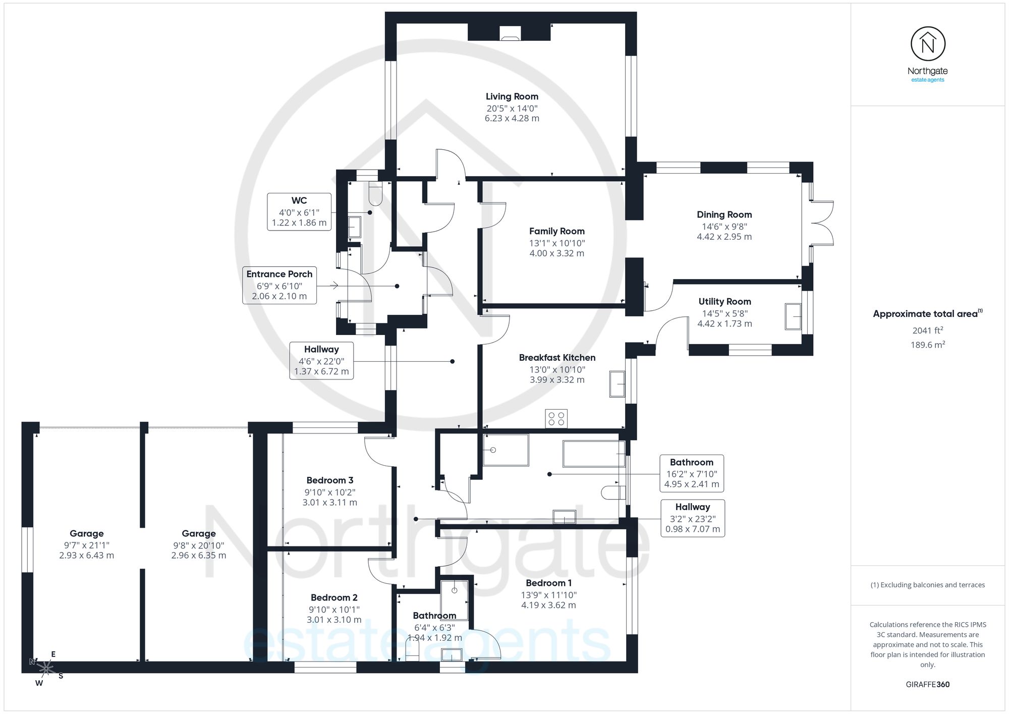 9 The Bridle, Newton Aycliffe floorplan