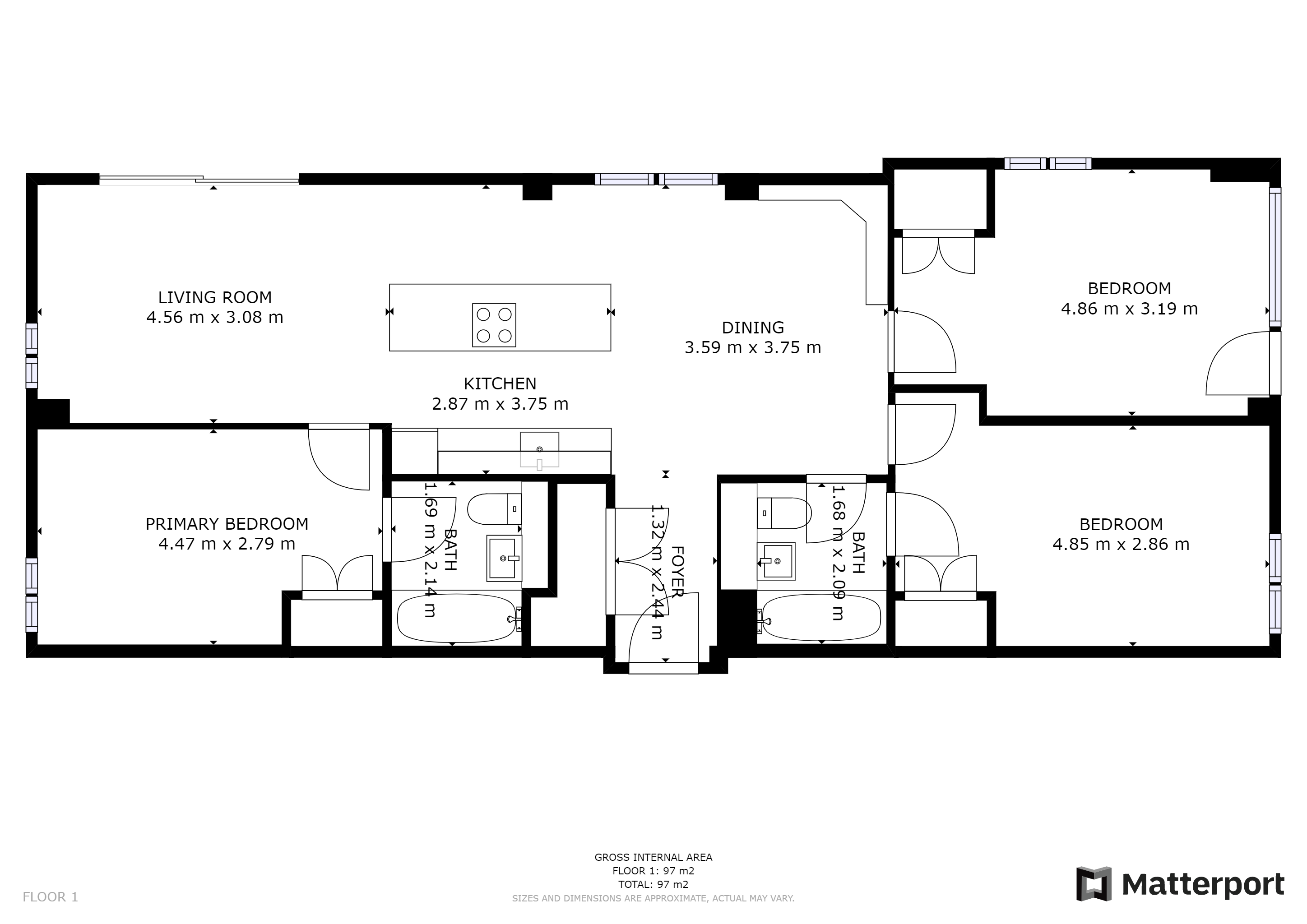 1608, Local Crescent, Salford floorplan