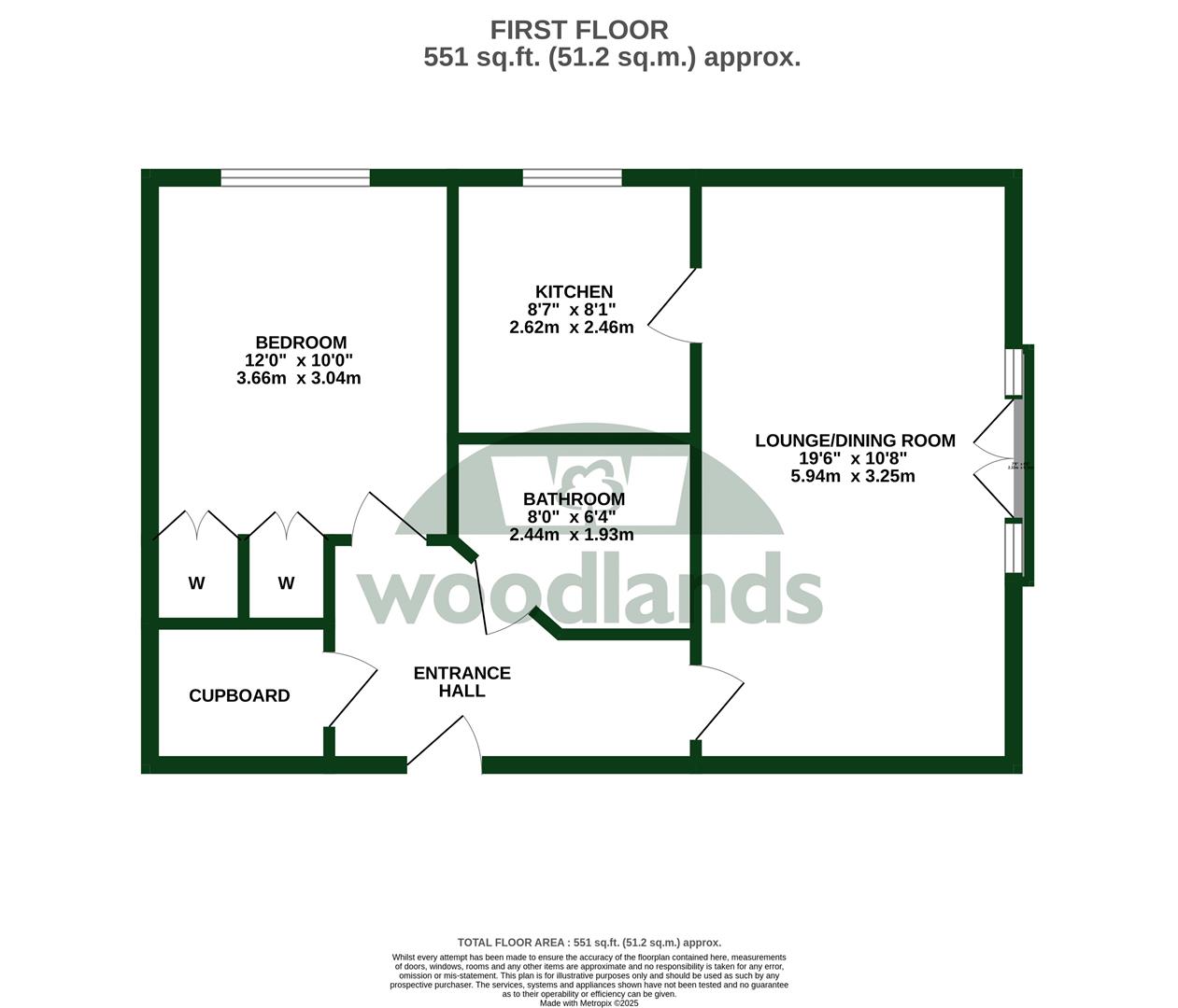 Flat 19 Holmesdale Manor, 89, Ladbroke Road, Redhill floorplan