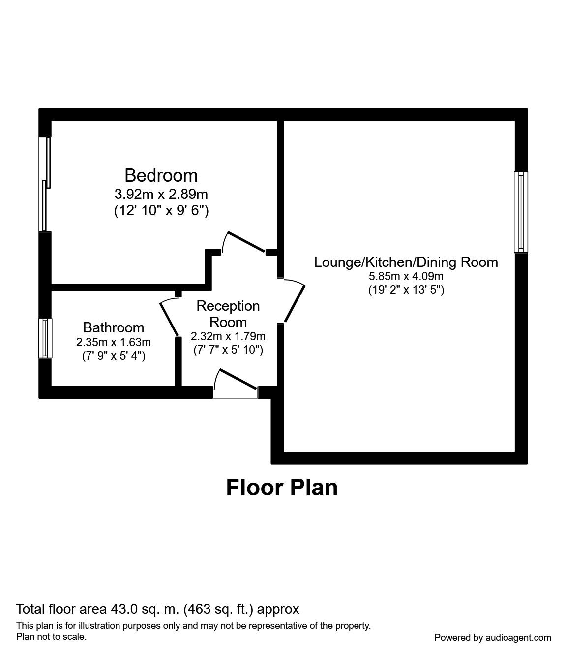 1 Bedrooms Flat to rent in Victoria Road West, Thornton-Cleveleys FY5