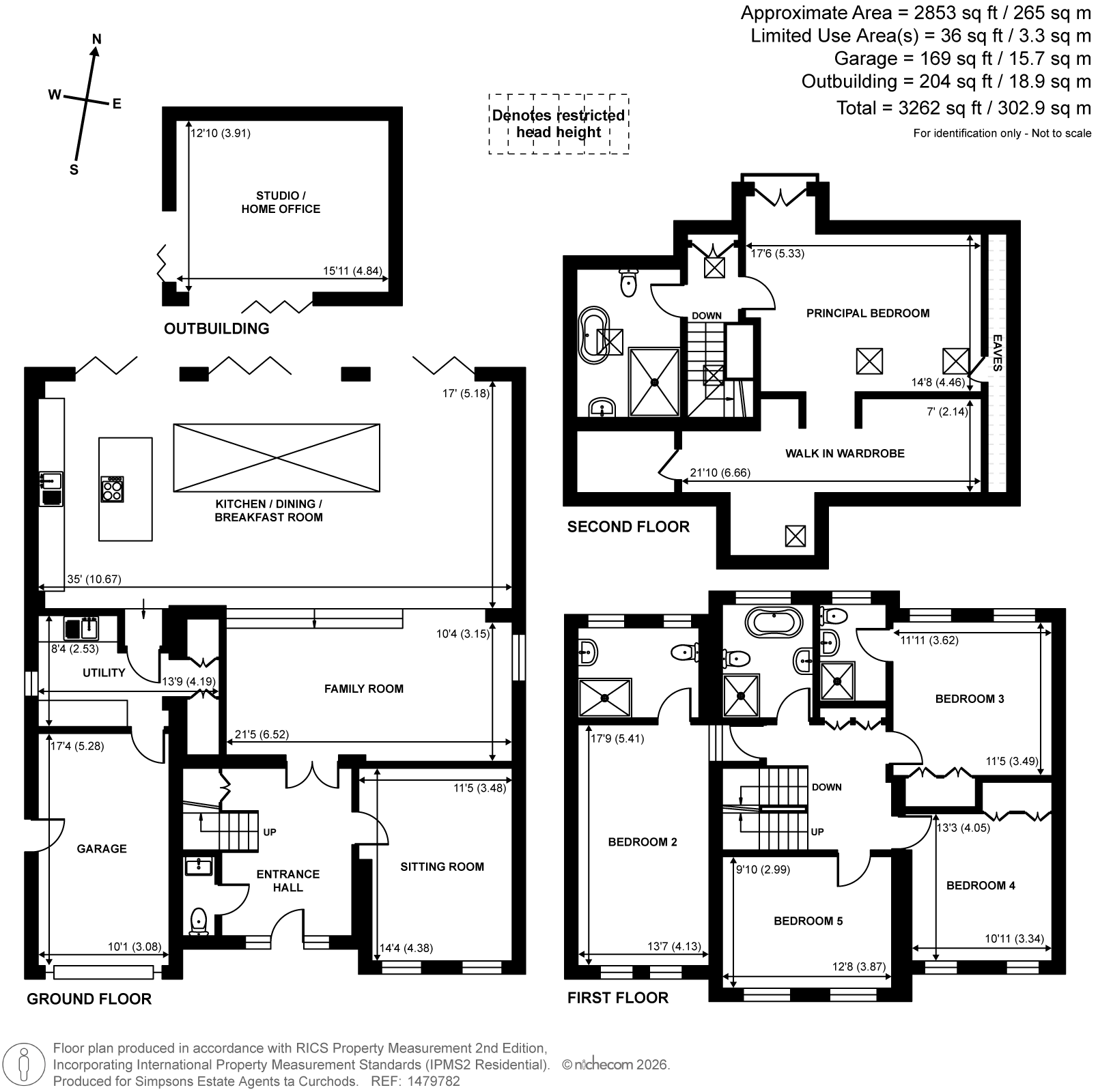 5, Knowle Park, Cobham floorplan