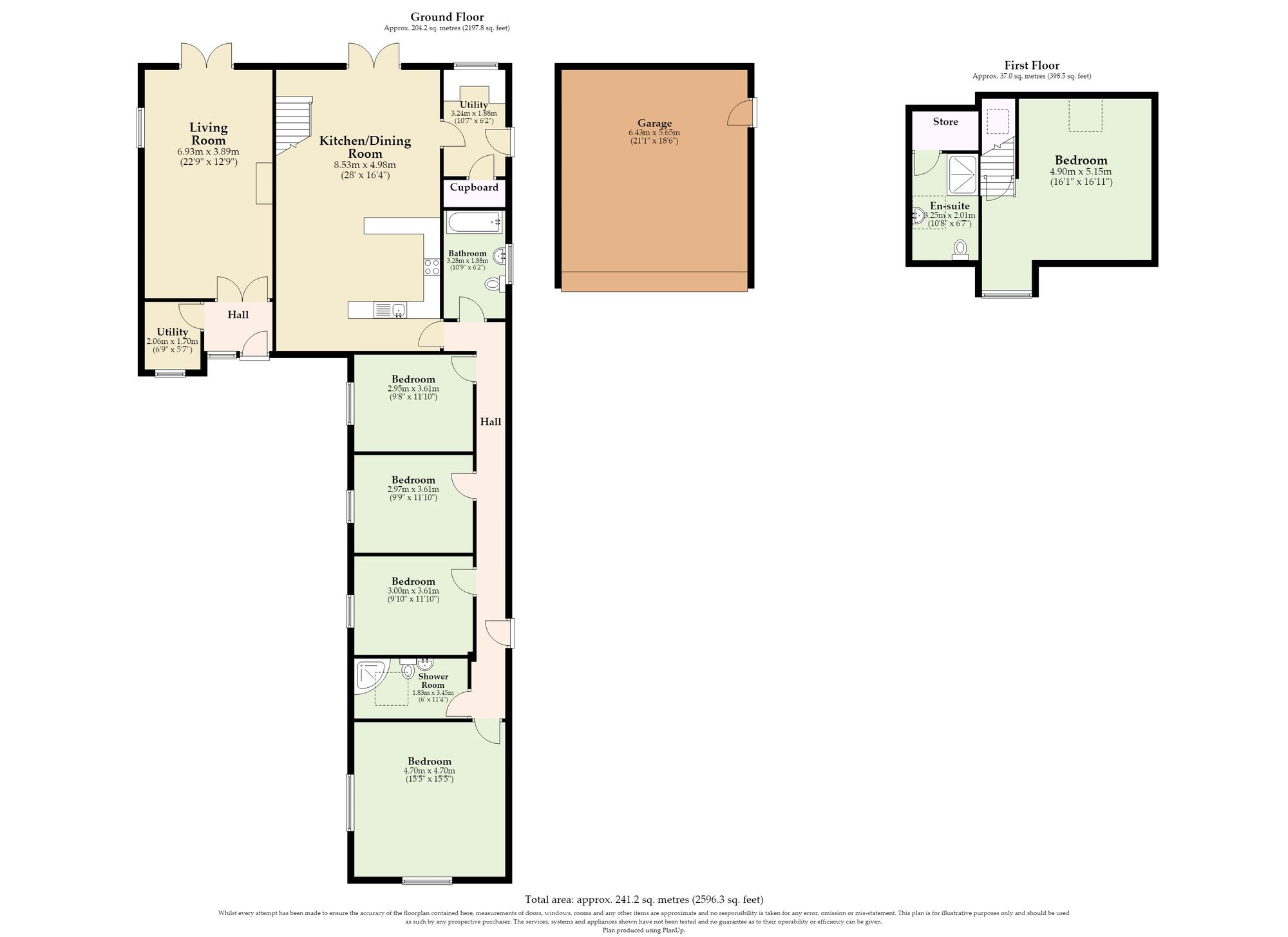 Brambledown Lodge, 106A Factory Lane, Diss floorplan