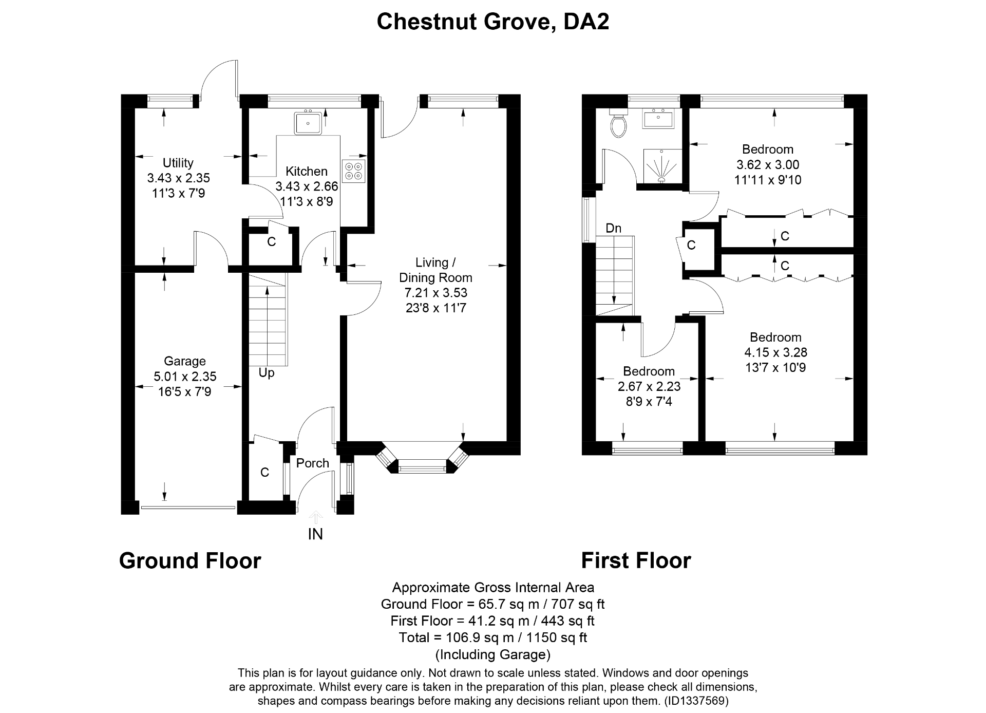 31, Chestnut Grove, Dartford floorplan
