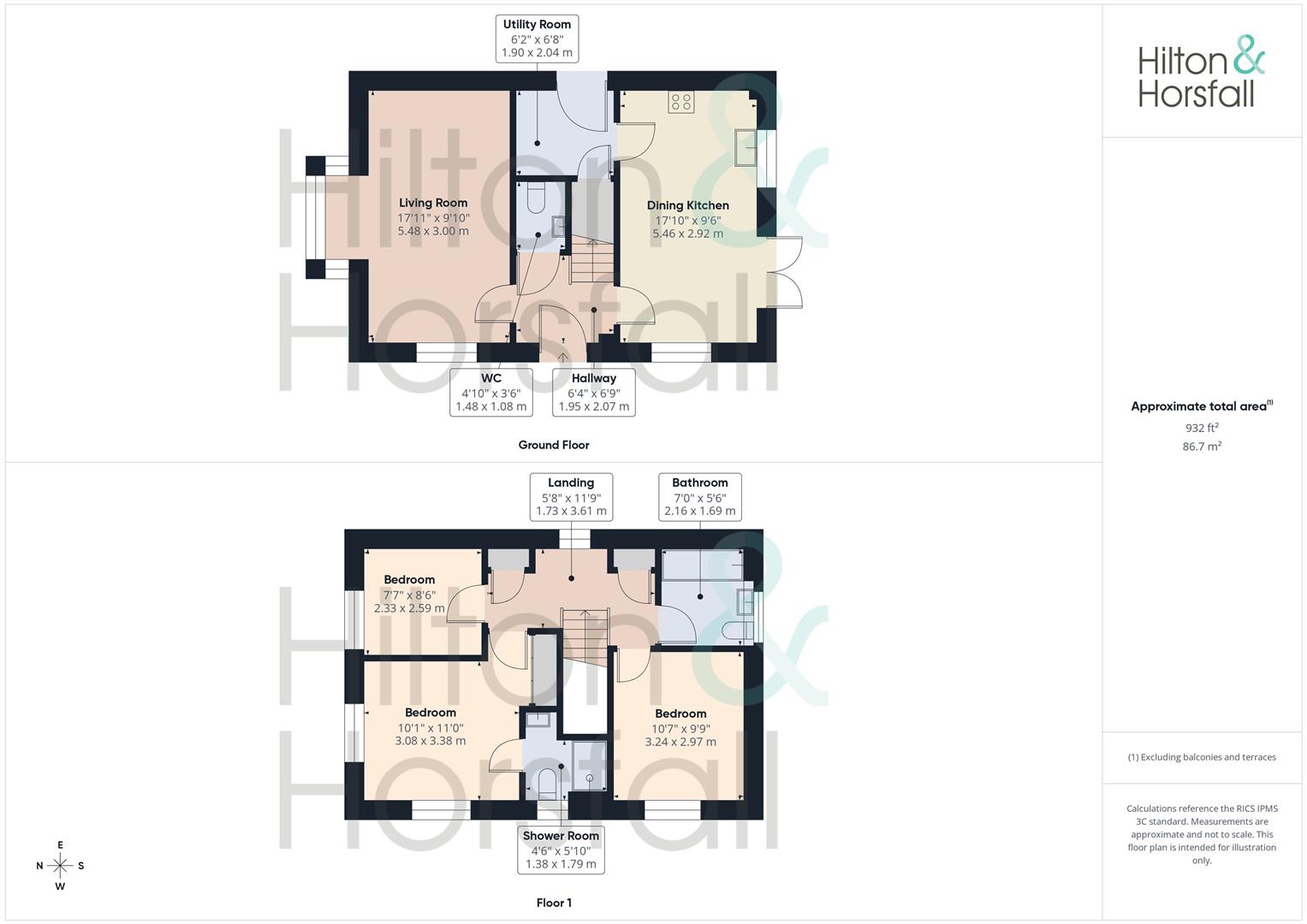 5, Founders Close, Cliviger floorplan