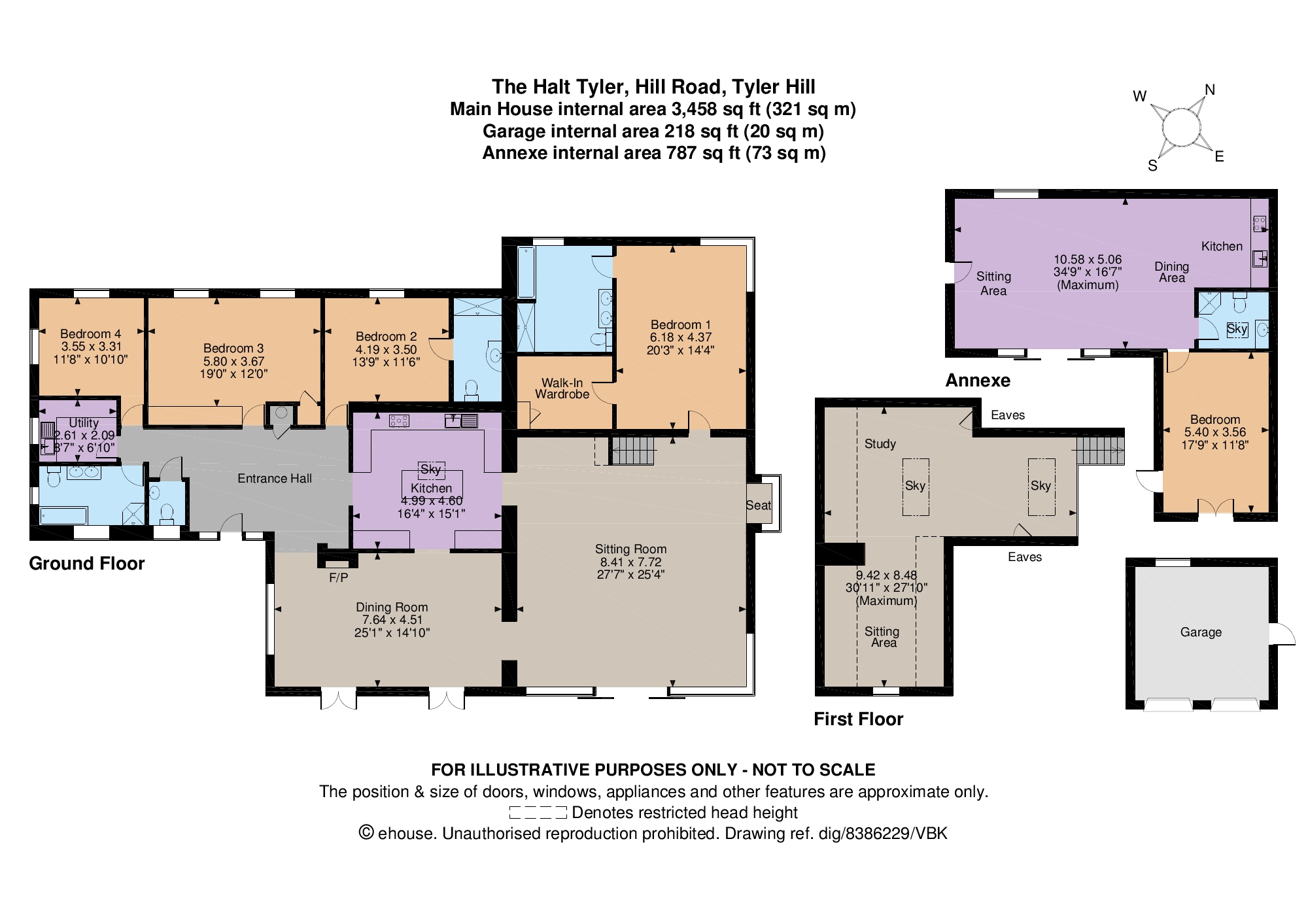 4 Bedrooms Detached house for sale in Tyler Hill Road, Tyler Hill, Canterbury, Kent CT2