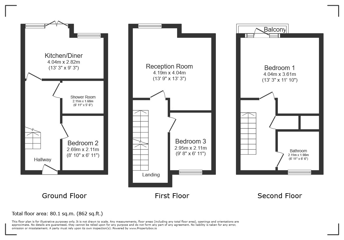 3, Hallowell Gardens, Thornton Heath floorplan