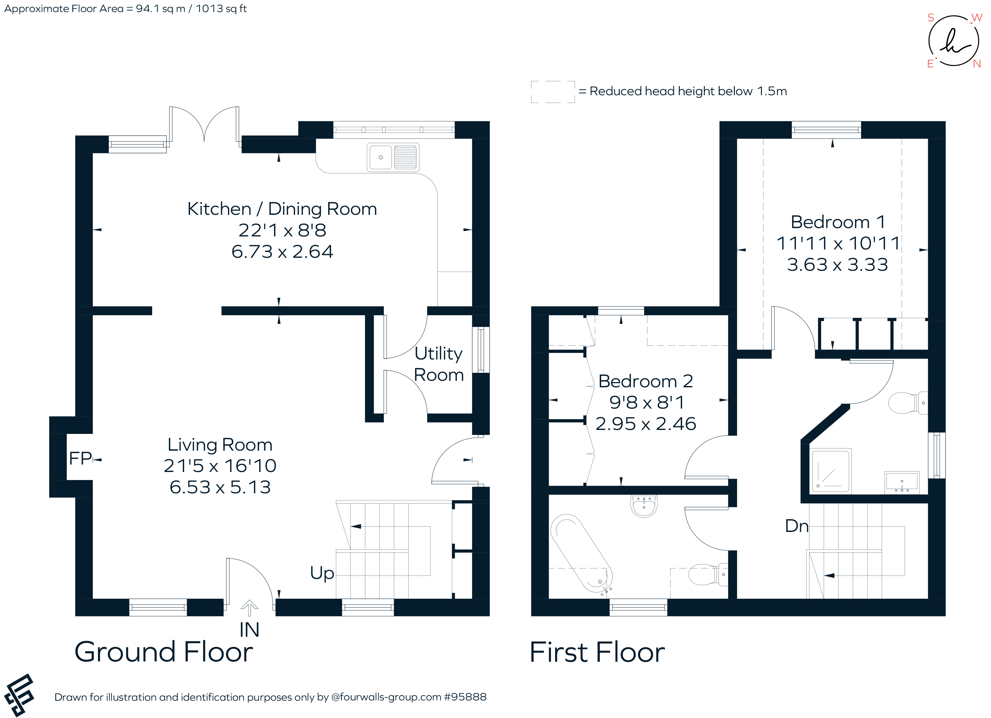 The Cottage, 72, High Street, Broad Hinton floorplan