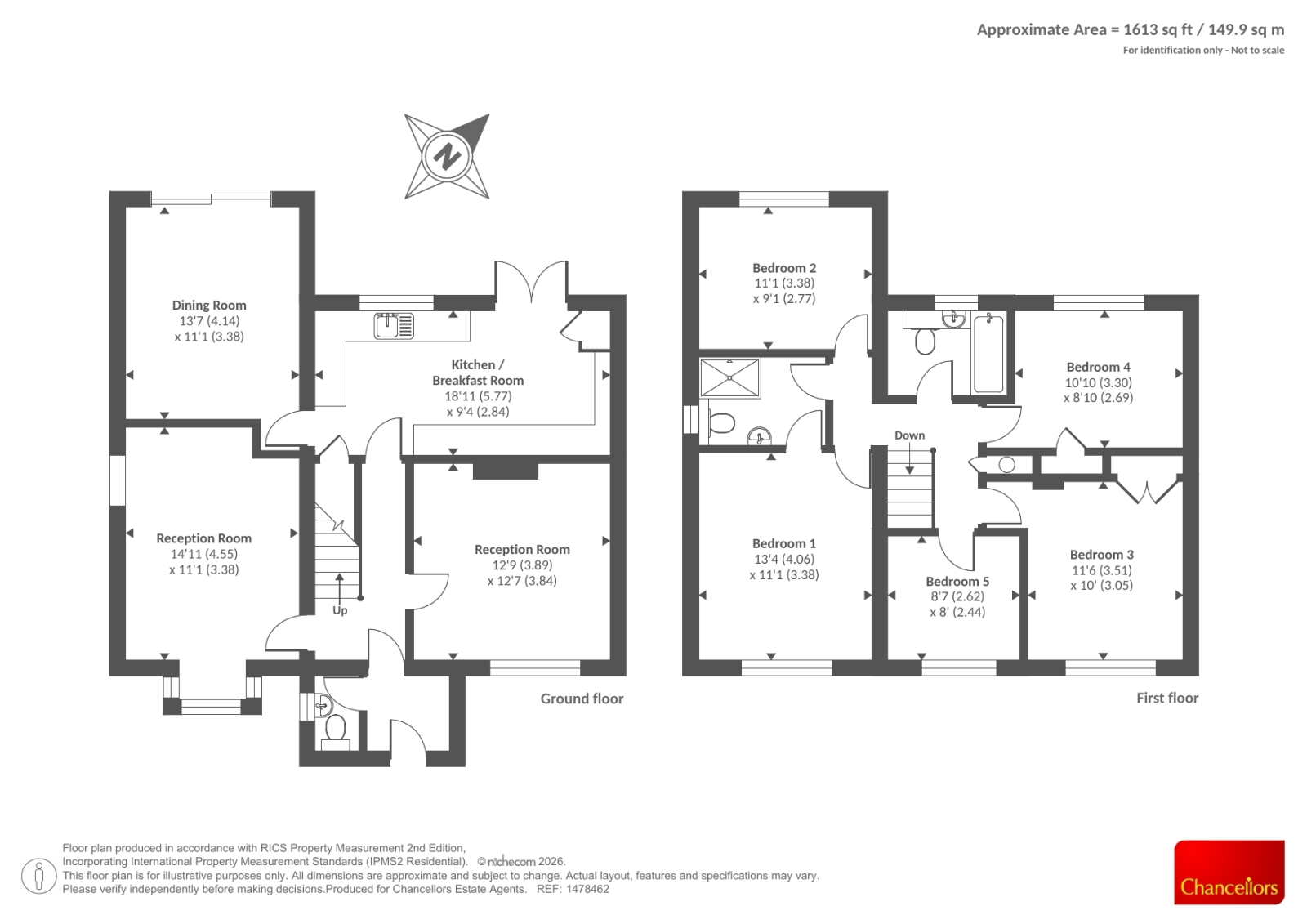 14, Kingsley Close, Newbury floorplan