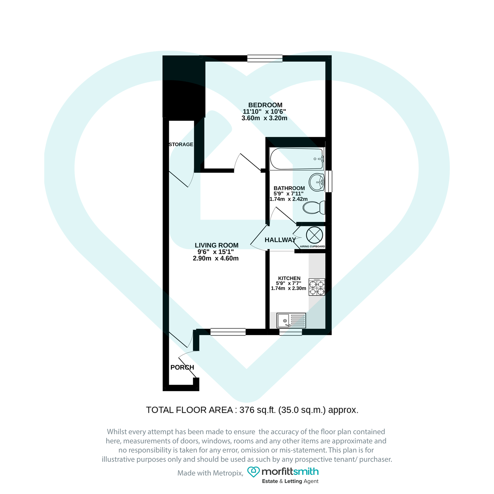 271, Providence Road, Sheffield floorplan