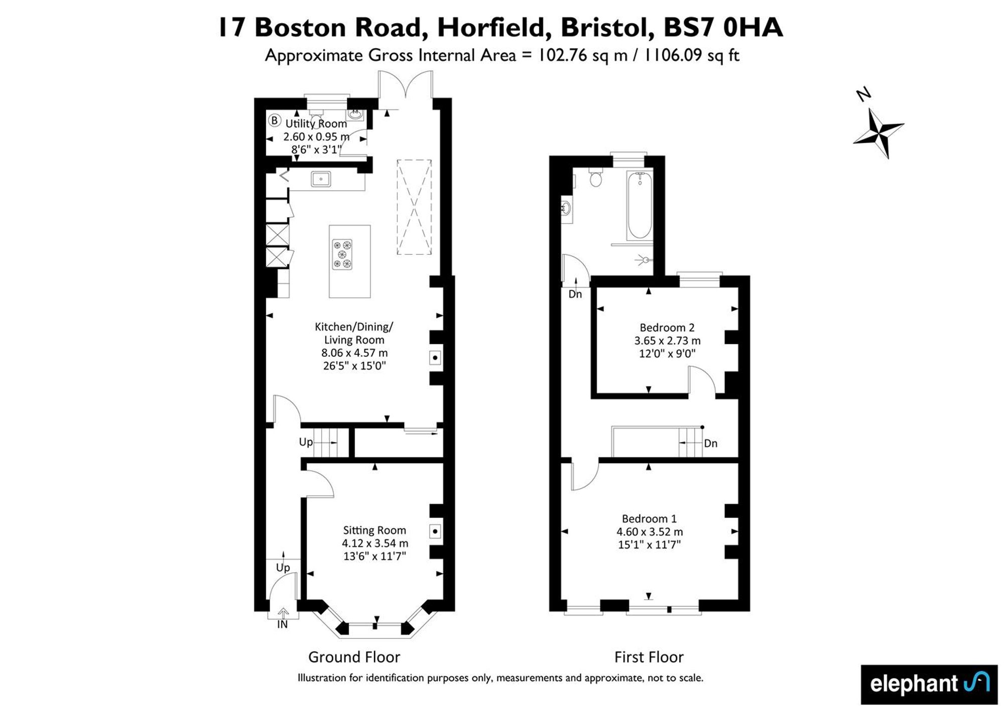 17 Boston Road, Bristol floorplan