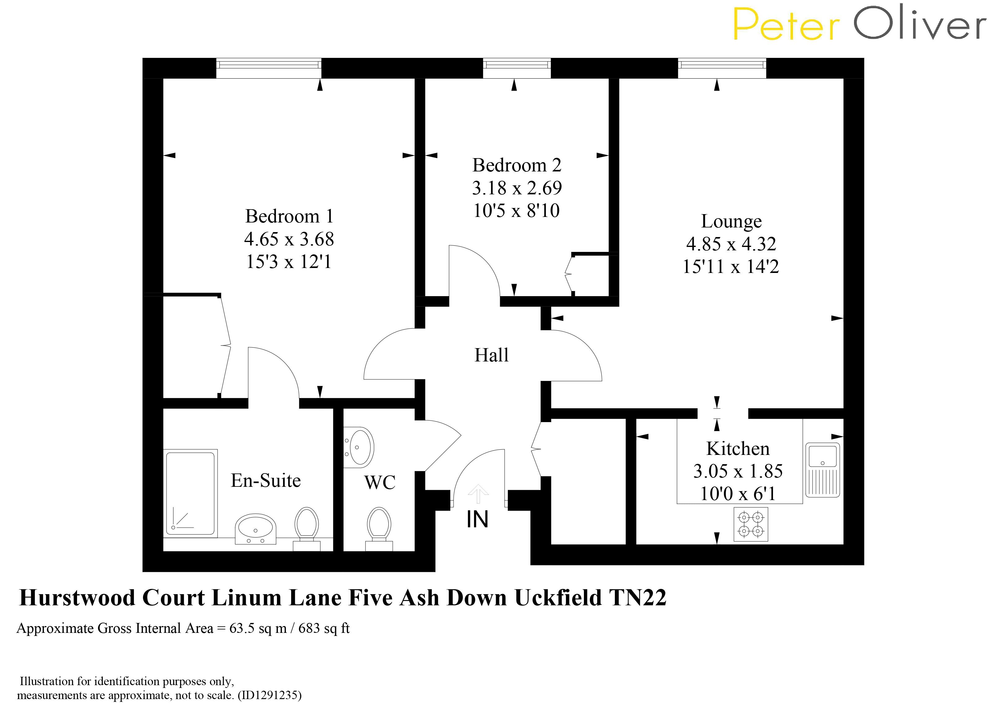 15 Hurstwood Court, Linum Lane, Five Ash Down floorplan