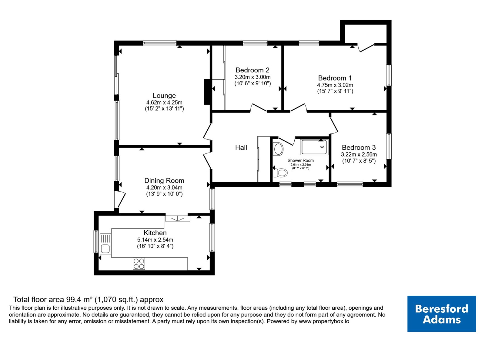 Bahia, 40, Halkyn Road, Flintshire floorplan
