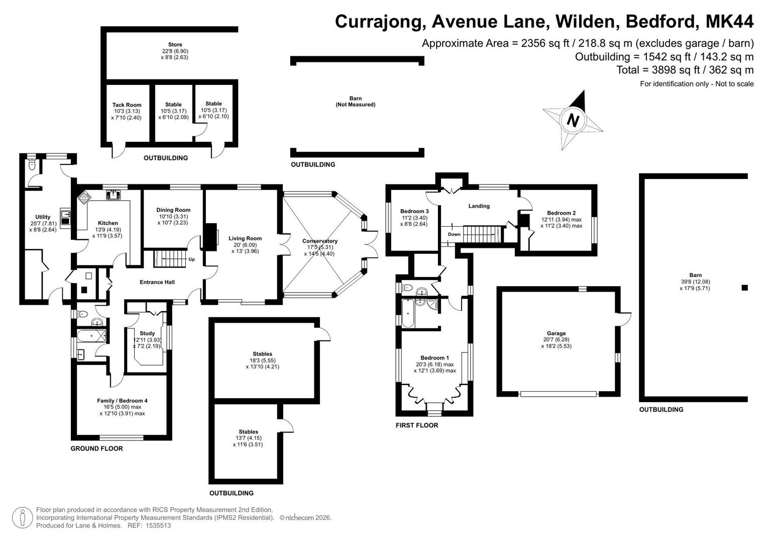 Avenue Lane, Bedford floorplan