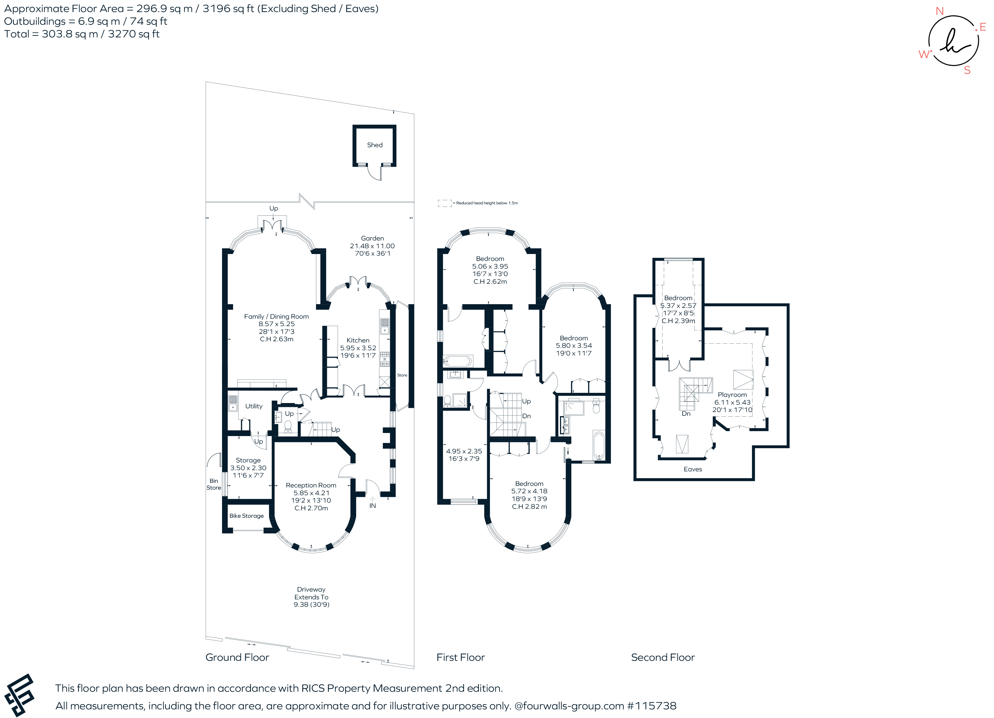 18, Dobree Avenue, London floorplan