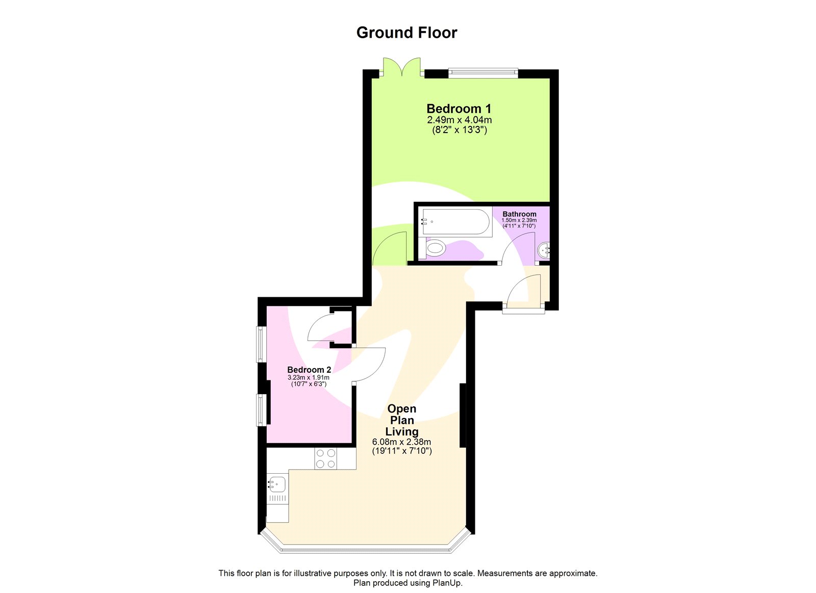 58b, Bromley Road, London floorplan