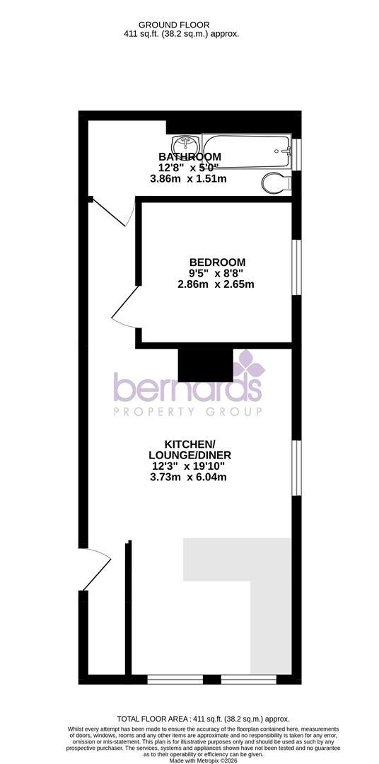 Village Road, Gosport floorplan