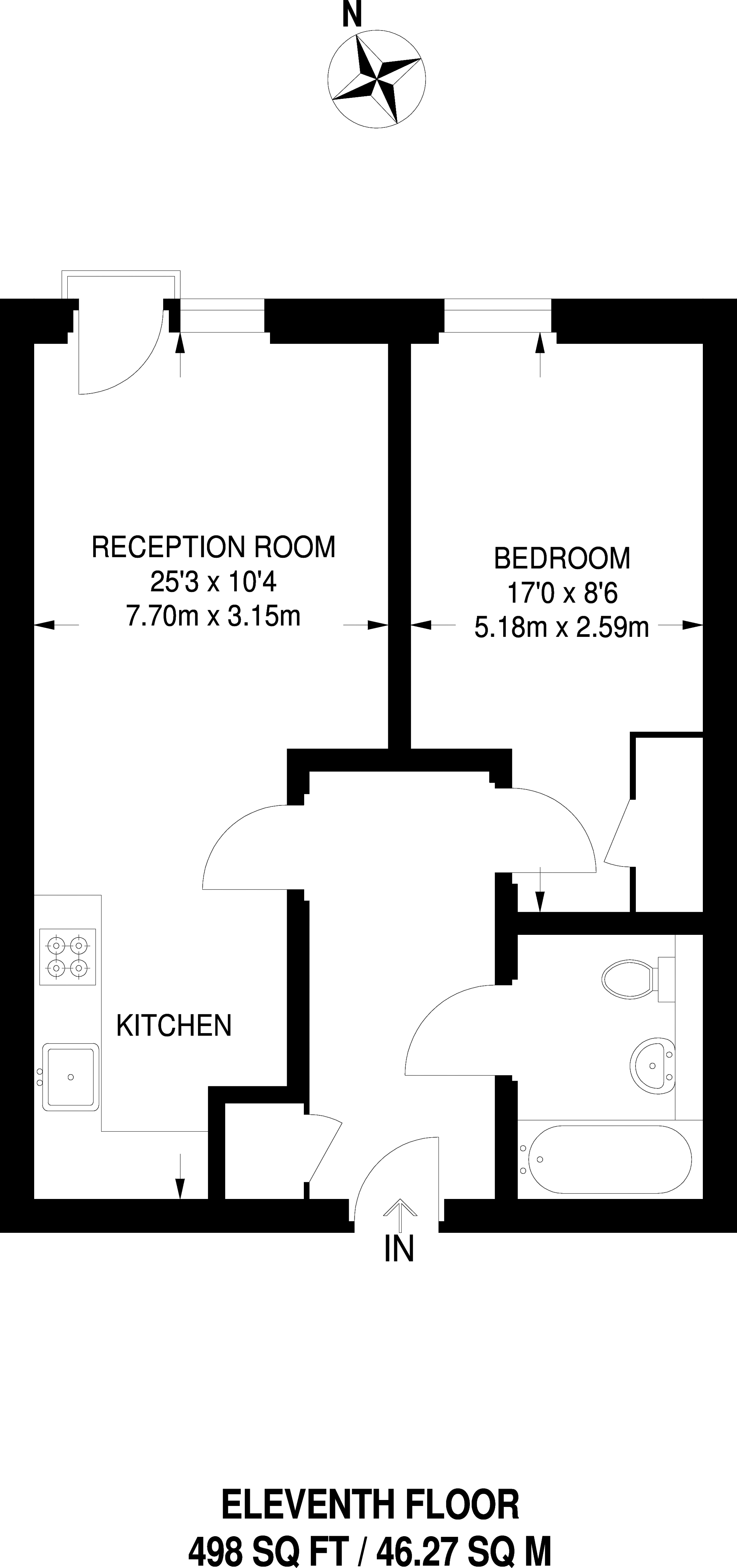 1 Bedrooms Flat to rent in Grosvenor Waterside, Pimlico SW1W