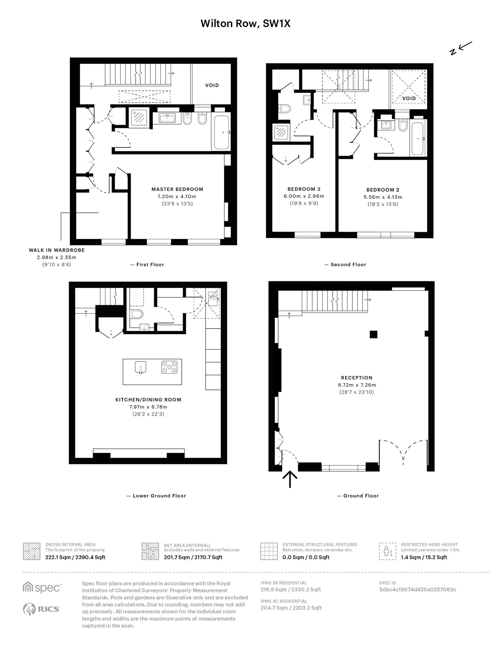 27, WILTON ROW, London floorplan