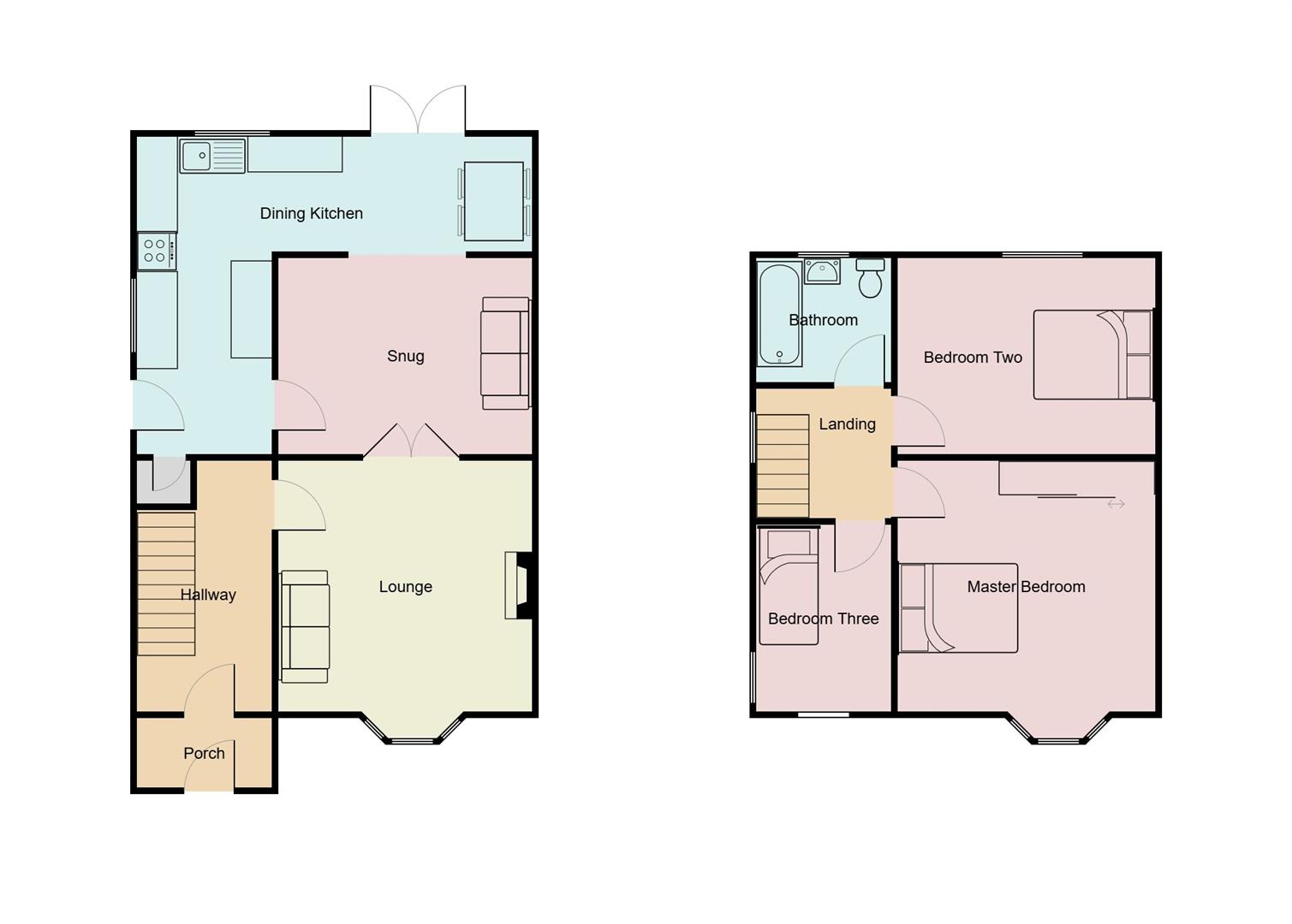 61, Racecourse Road, Swinton Mexborough floorplan