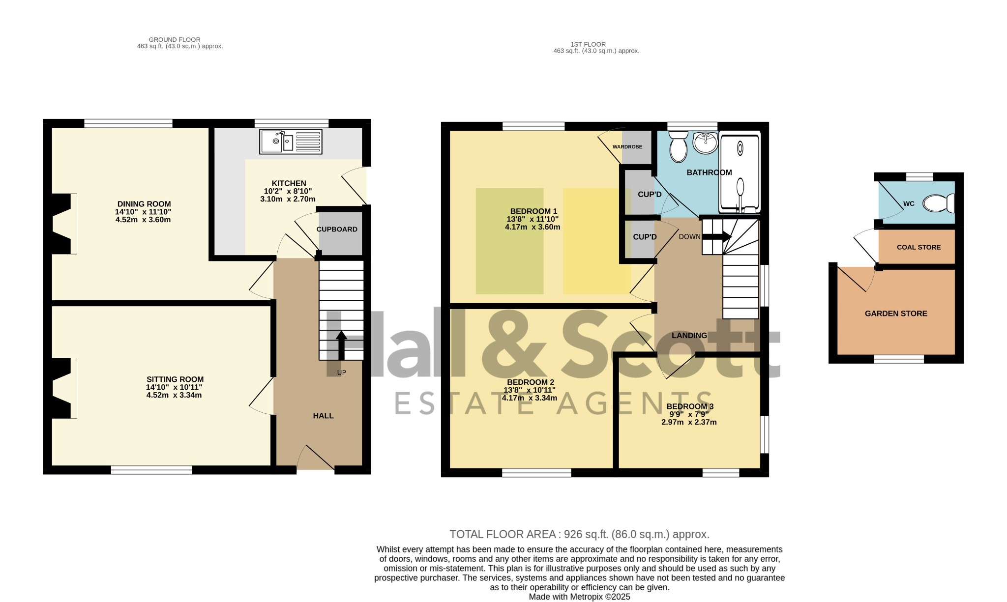 12 Chard Avenue, Whimple, Exeter floorplan
