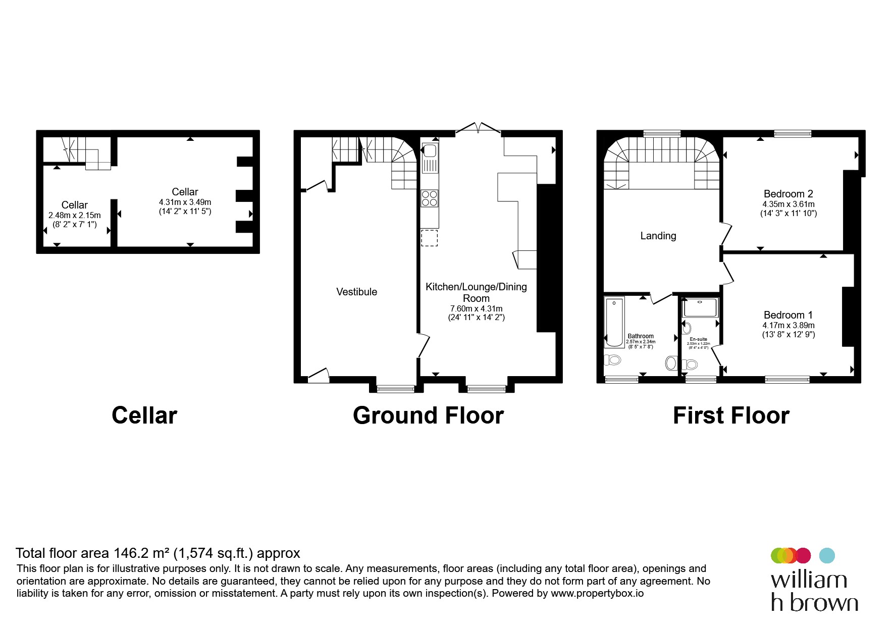 Apartment 1, The Old Vicarage, Stonegate, Doncaster floorplan