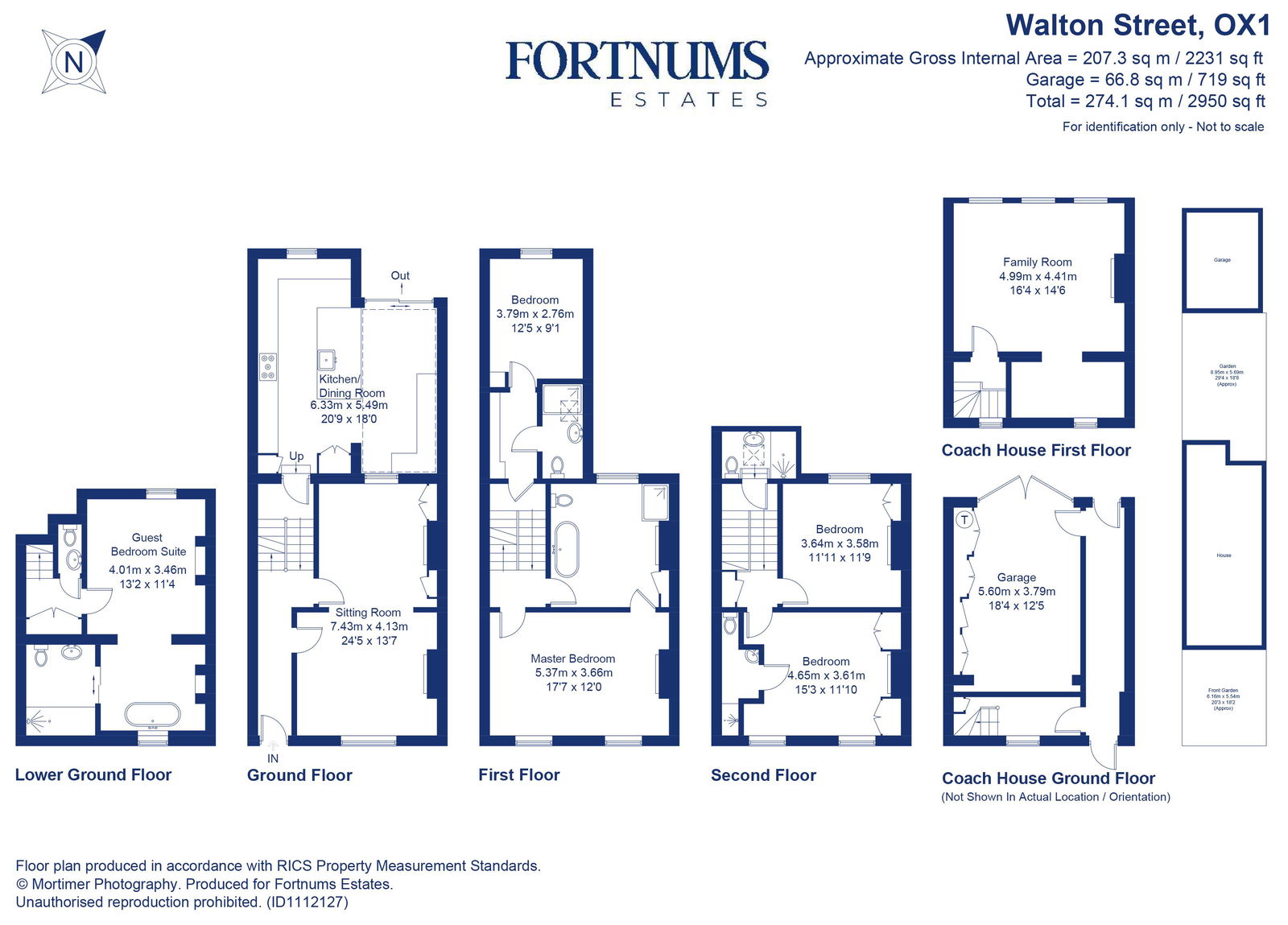 10, Walton Street, Oxford floorplan