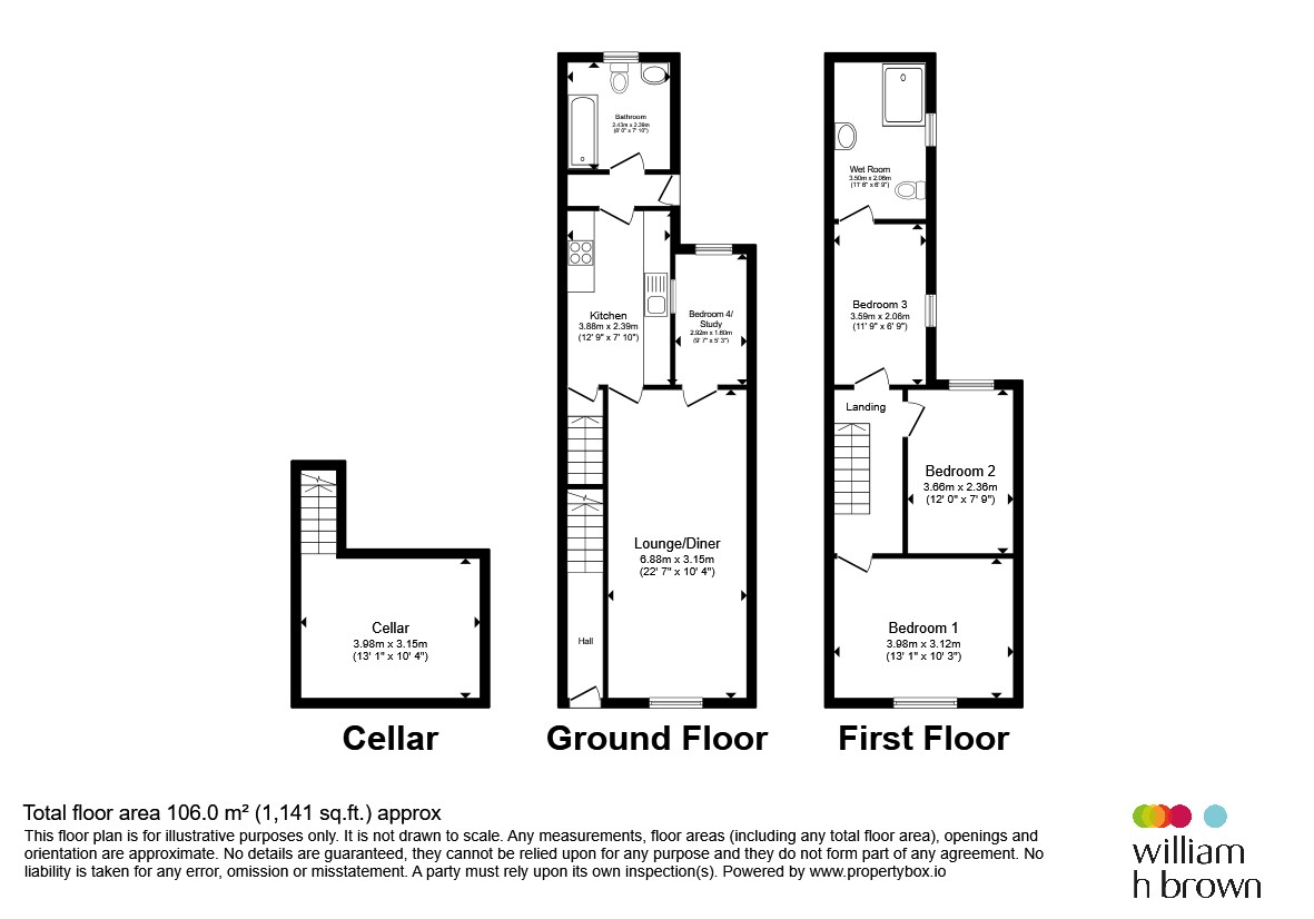 Grove Road, Northampton floorplan