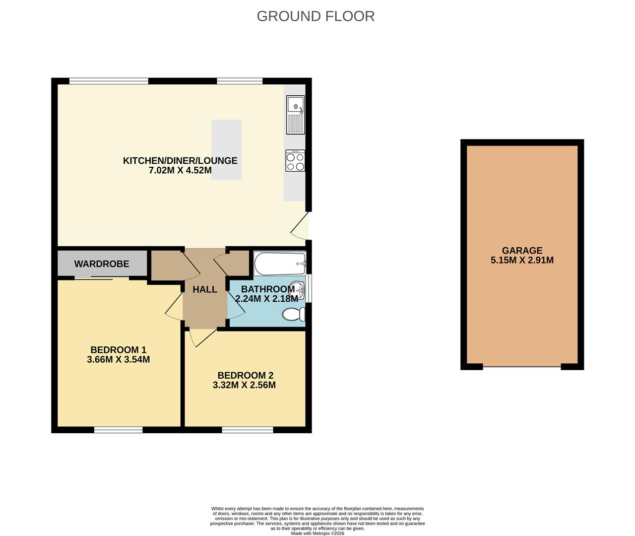 72, Linden Avenue, Newark floorplan