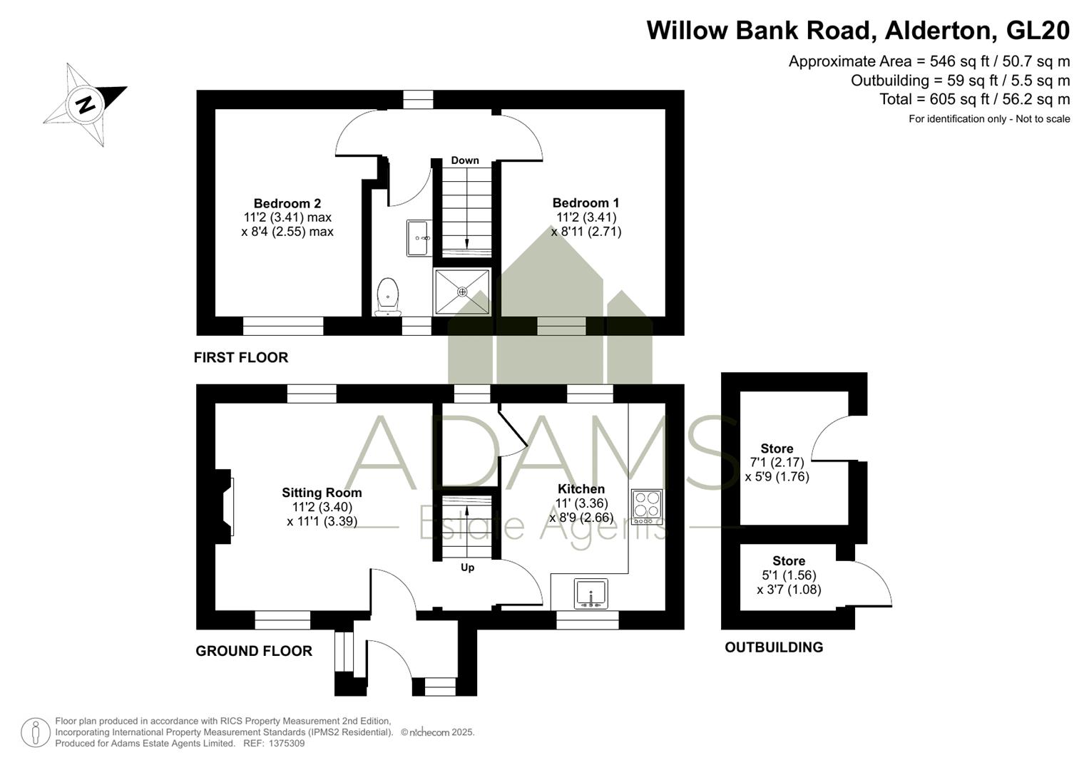 38, Willow Bank Road, Alderton floorplan