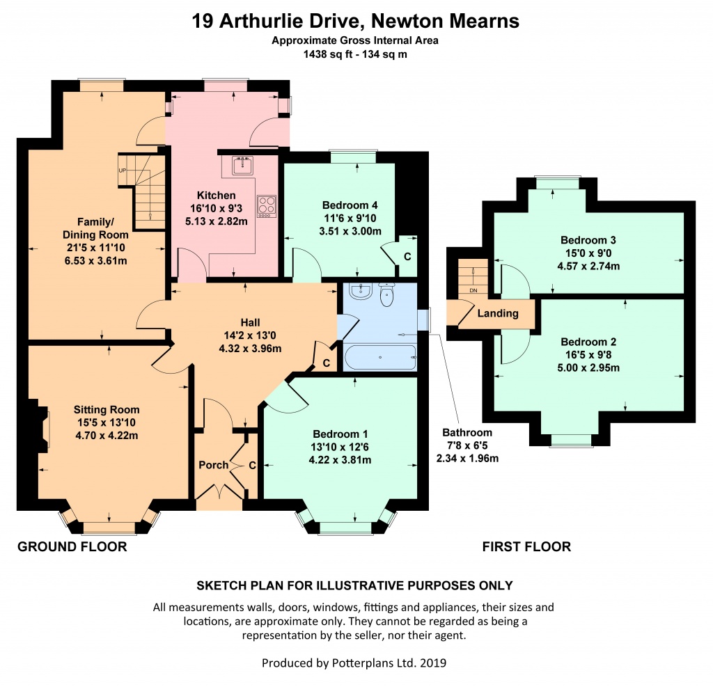 4 Bedrooms Detached bungalow for sale in 19 Arthurlie Drive, Newton Mearns G77
