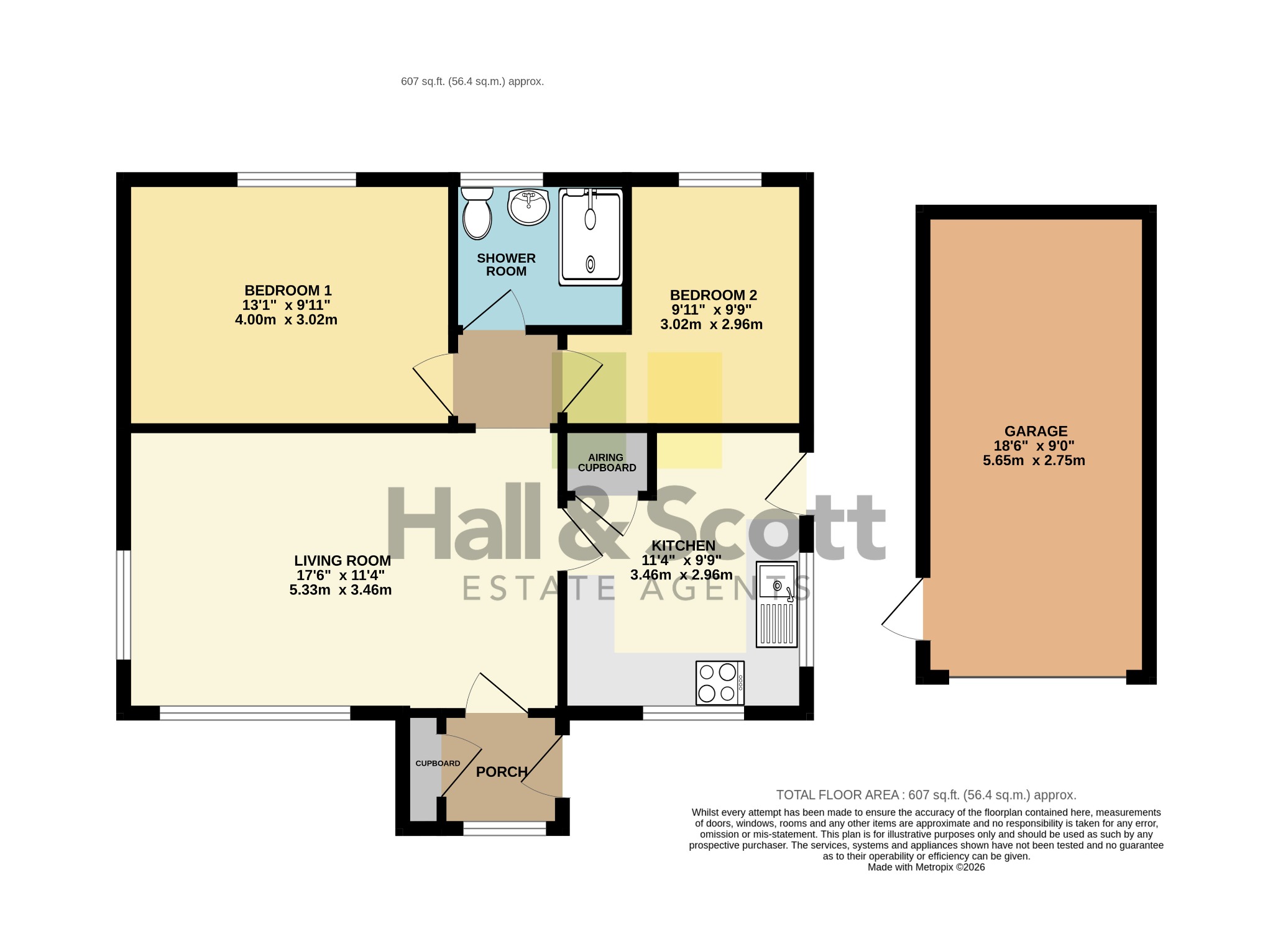 4 Perrys Gardens, West Hill, Ottery St Mary floorplan