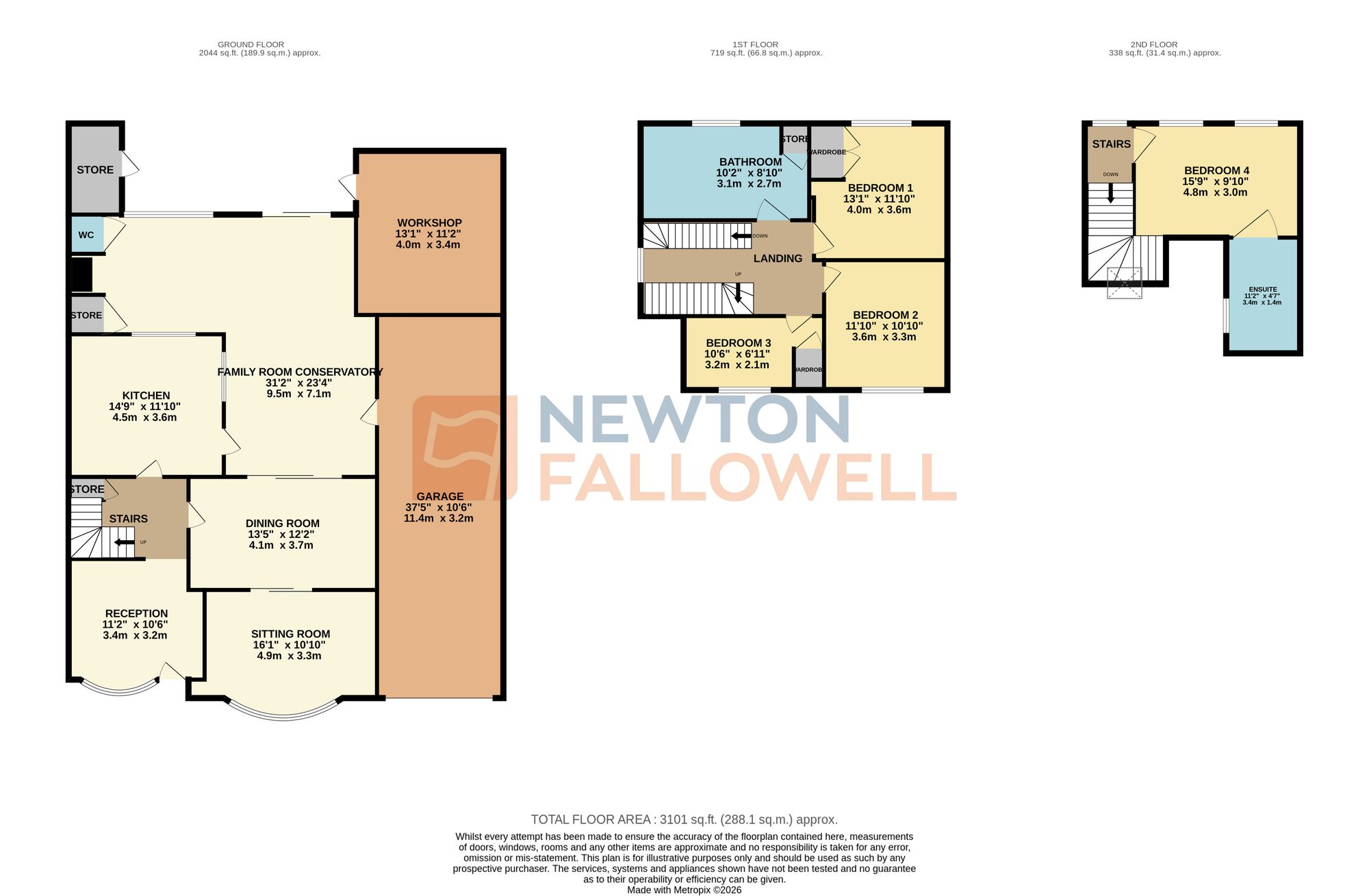 9 Hillsborough Road, Leicester floorplan