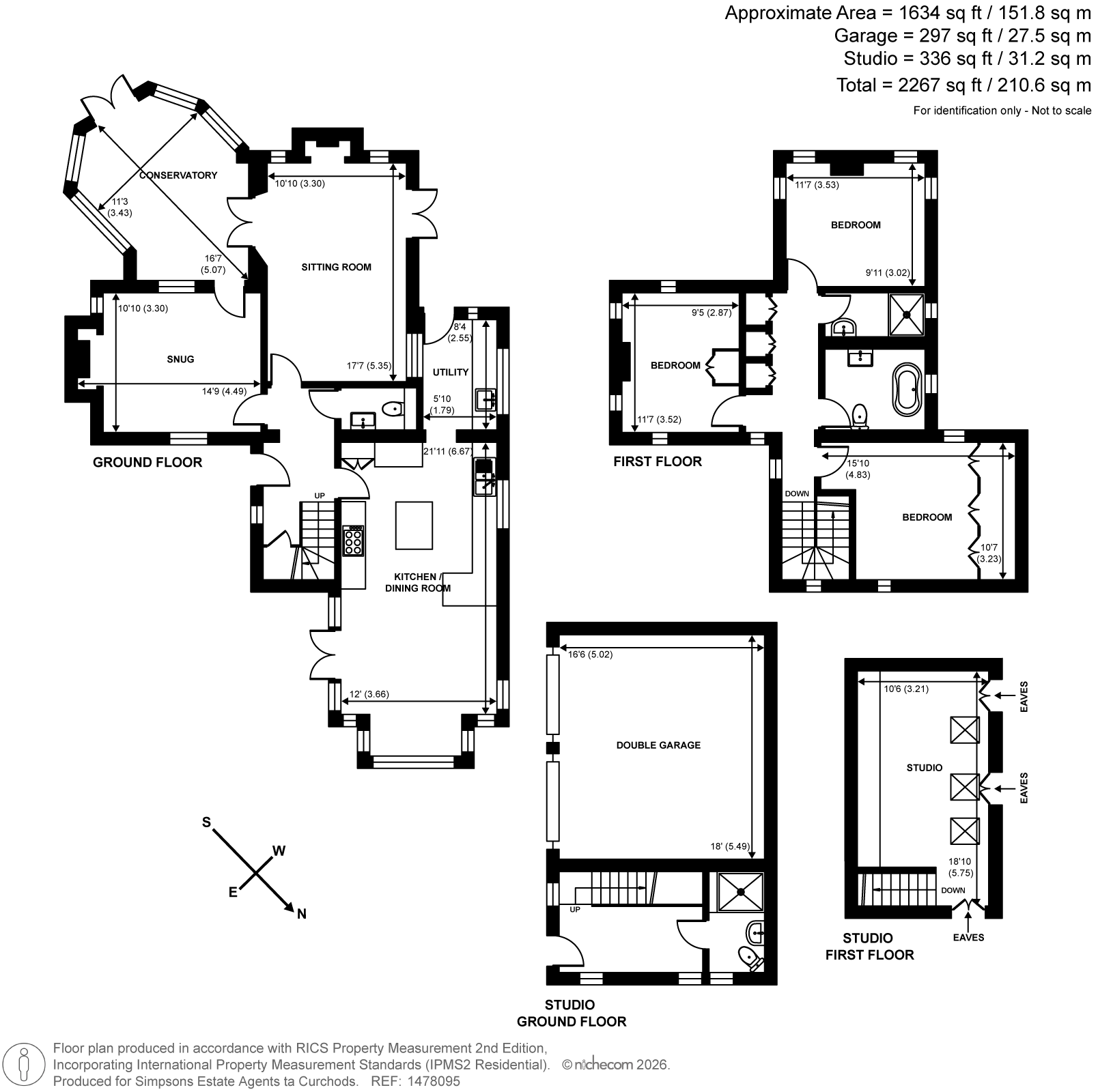 Rowbarns Cottage,, Green Dene, East Horsley floorplan