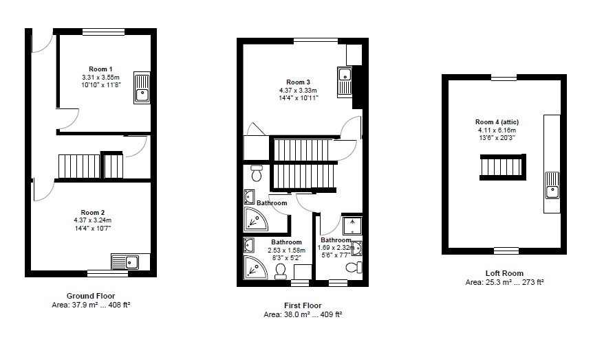 132, Luton Road, Chatham floorplan