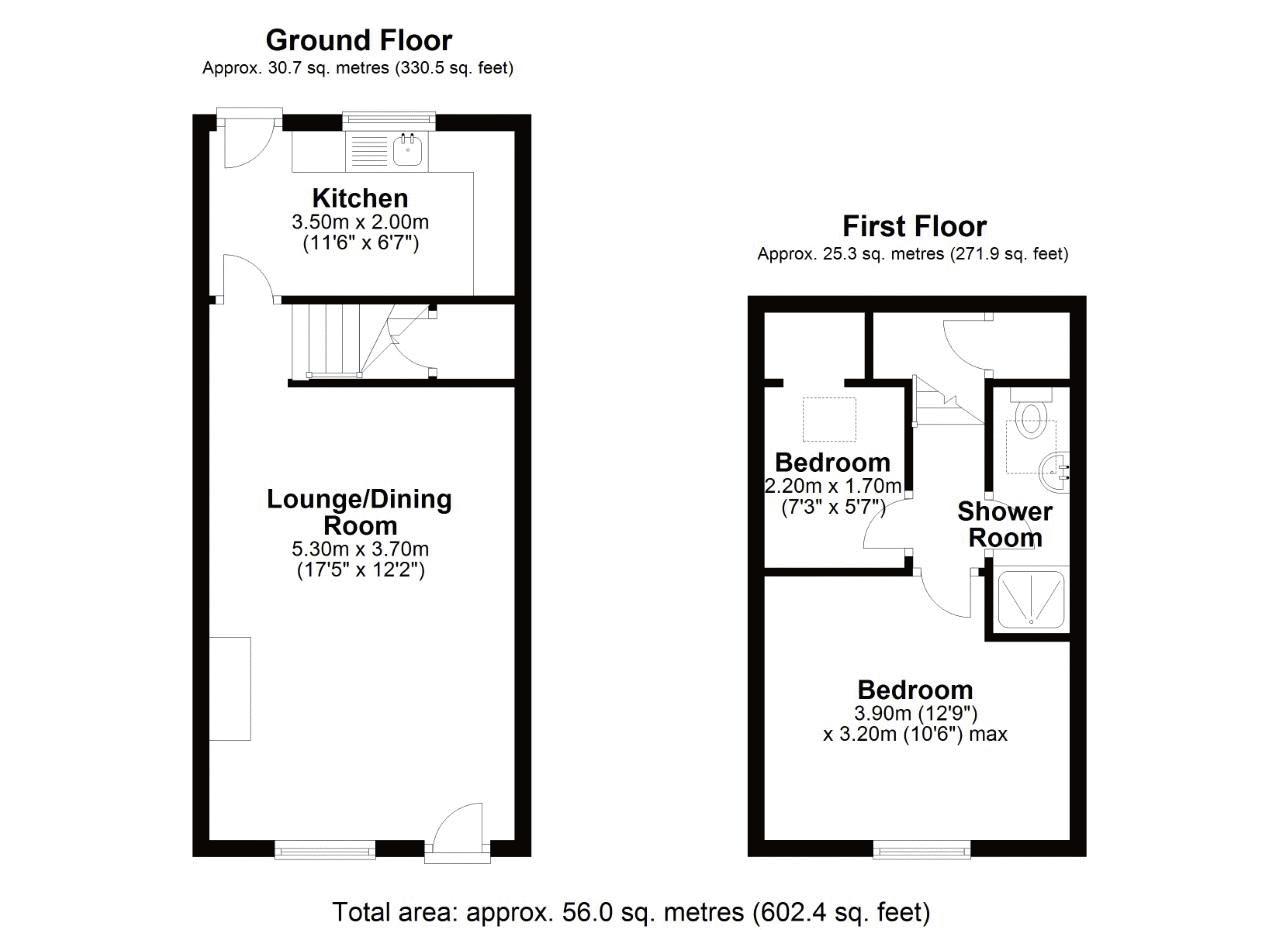 53, Park Street, Telford floorplan