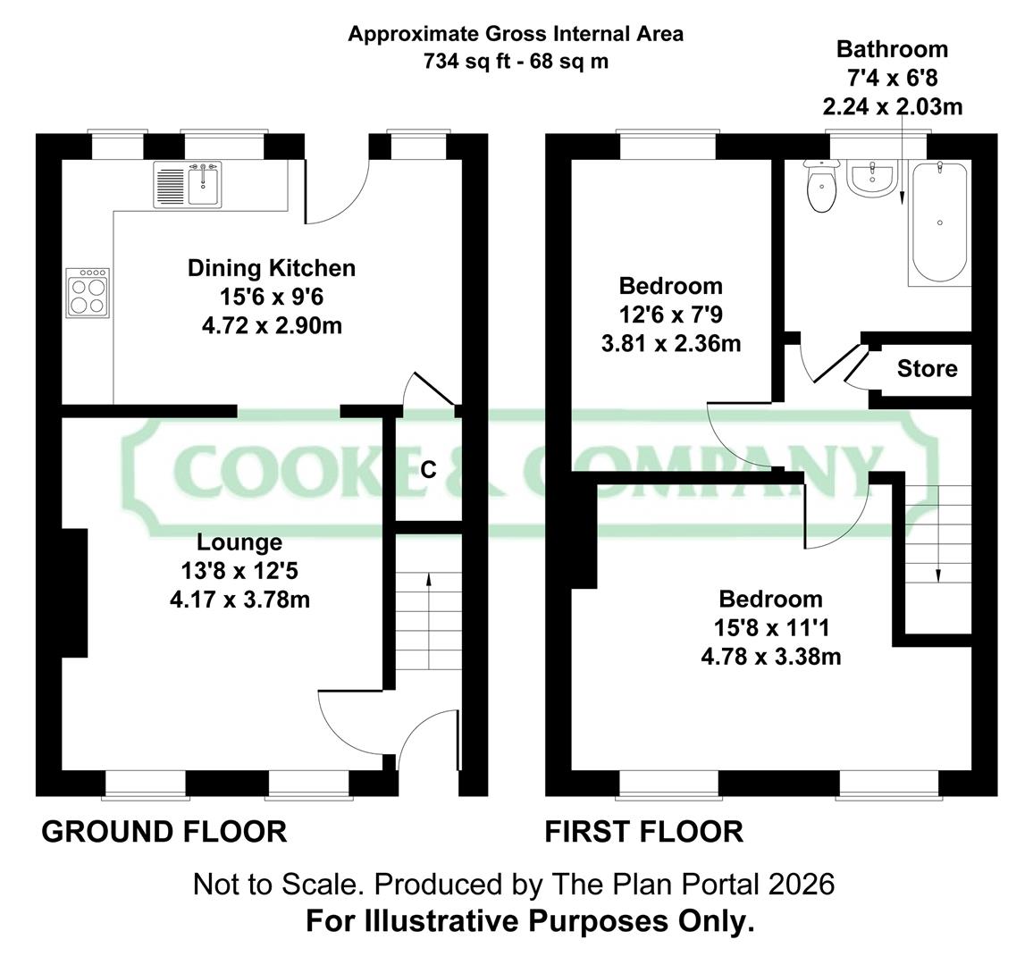 97, Bonnywell Road, Leigh floorplan