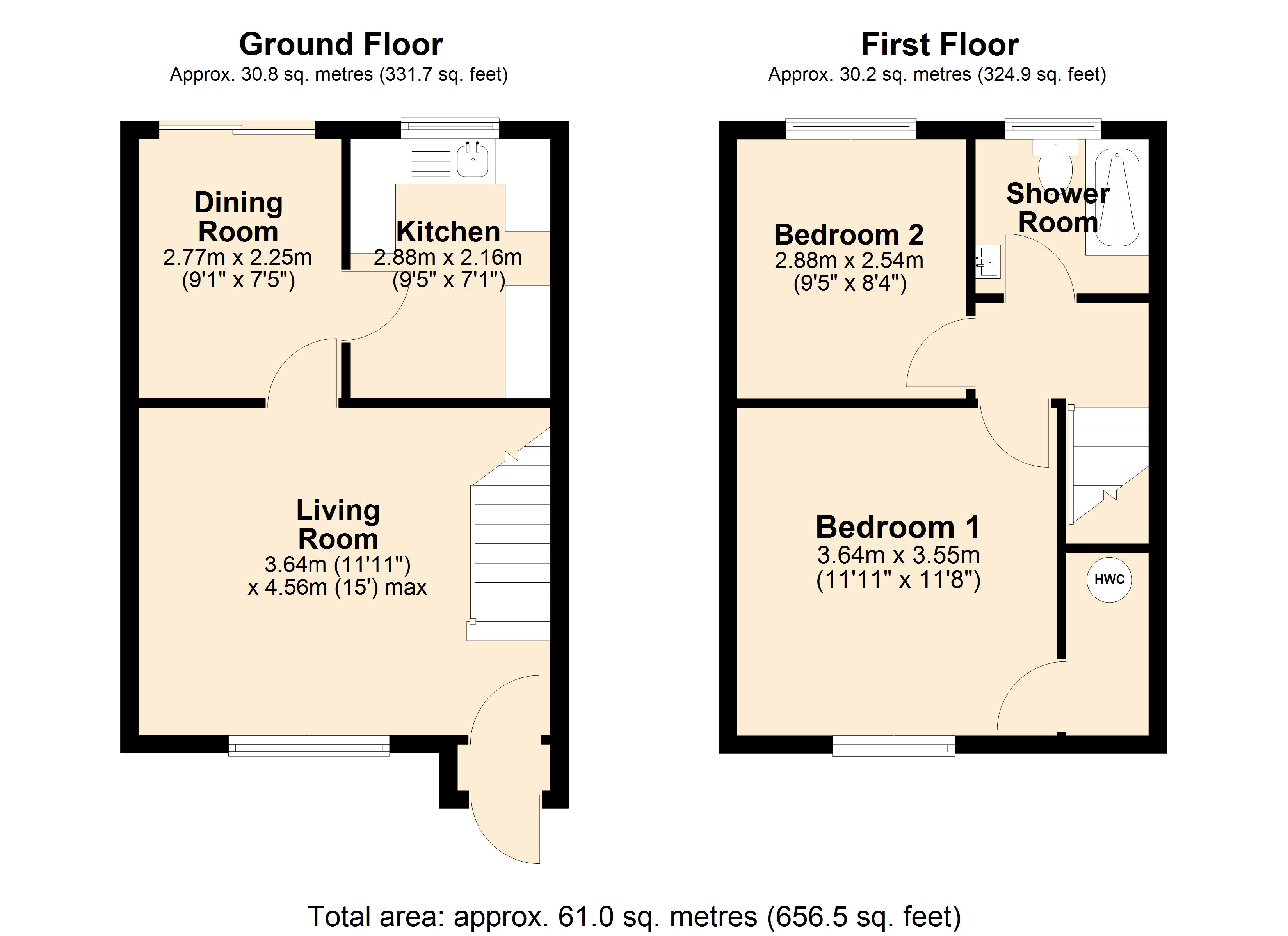 155, Frome Road, Wiltshire floorplan
