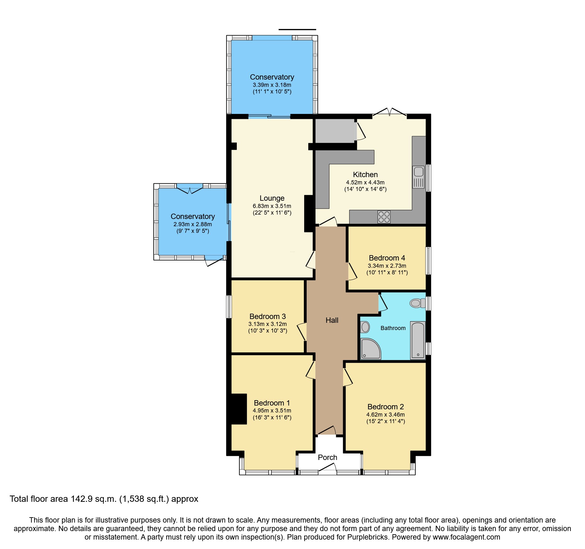 47, Worthing Road, East Preston floorplan