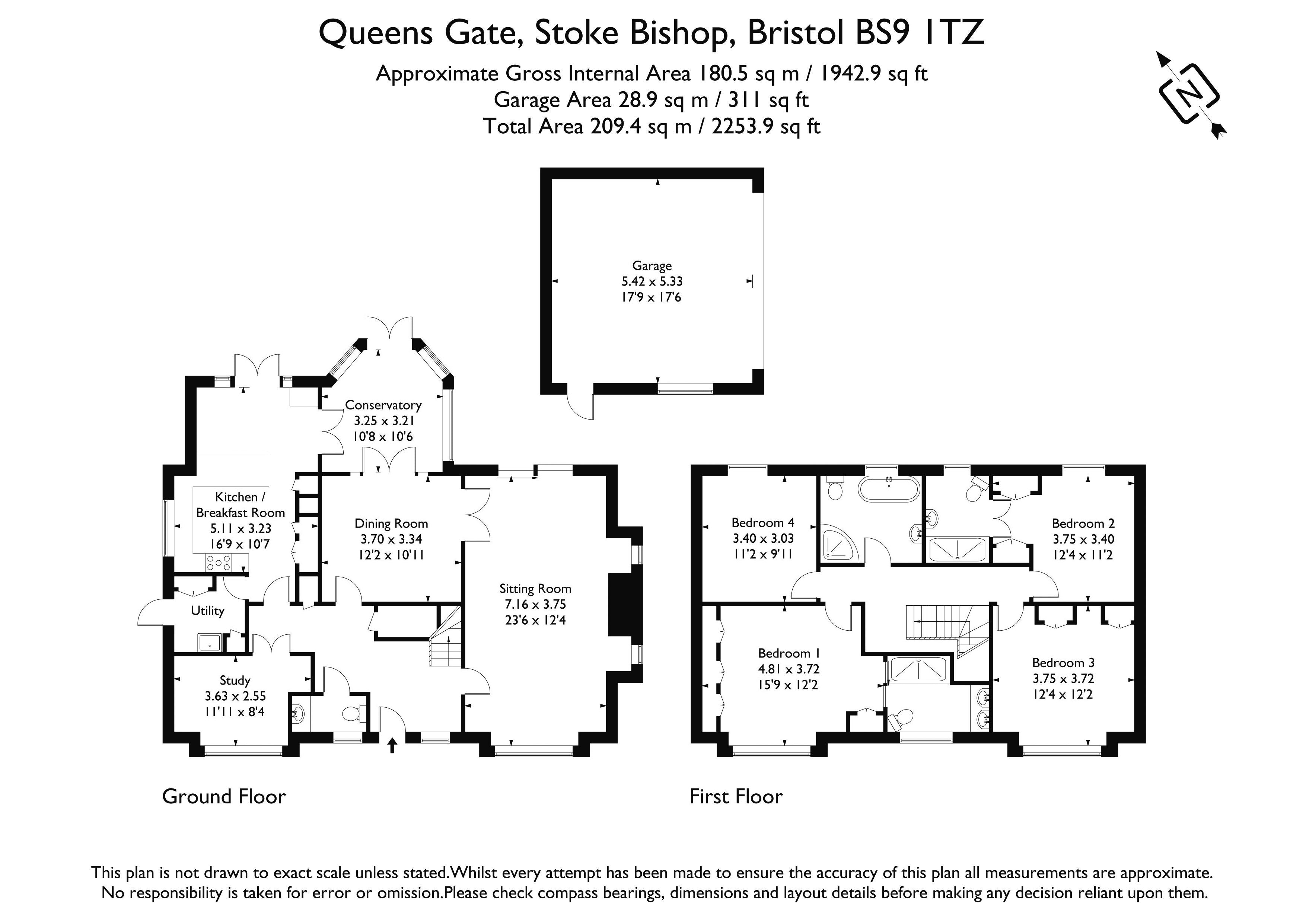 38, Queens Gate, Bristol floorplan