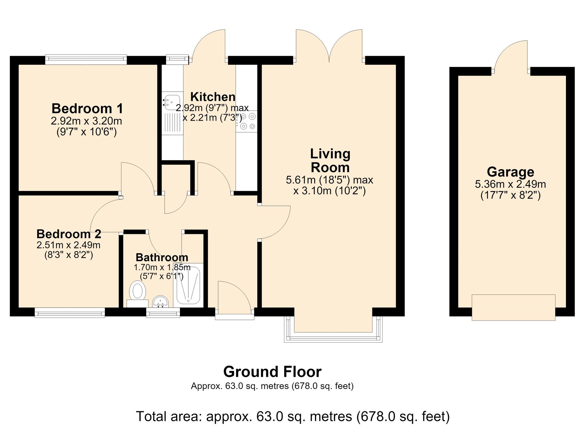 1 Sutton Crescent, Accrington floorplan