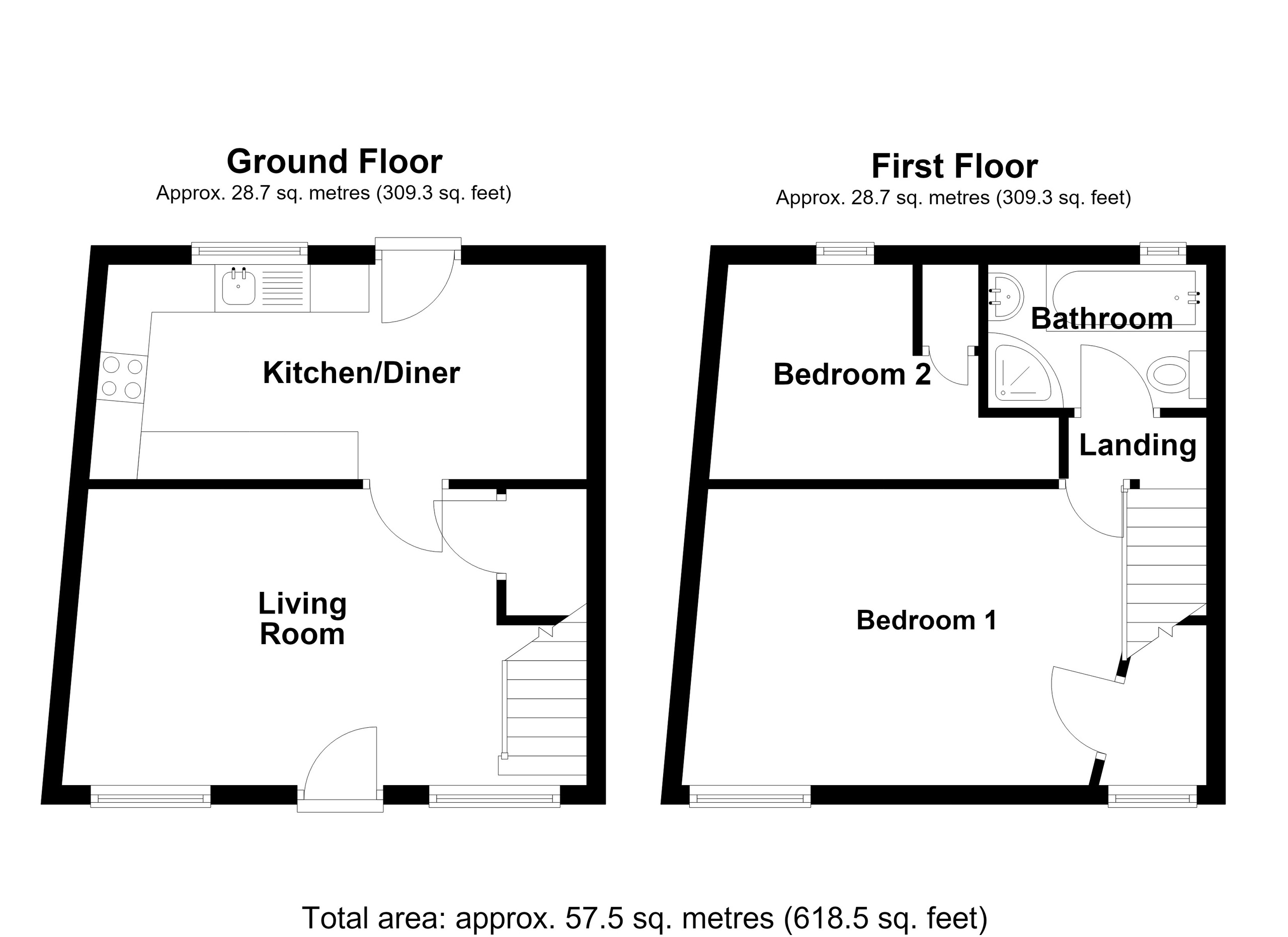 145 High Street, Merthyr Tydfil floorplan