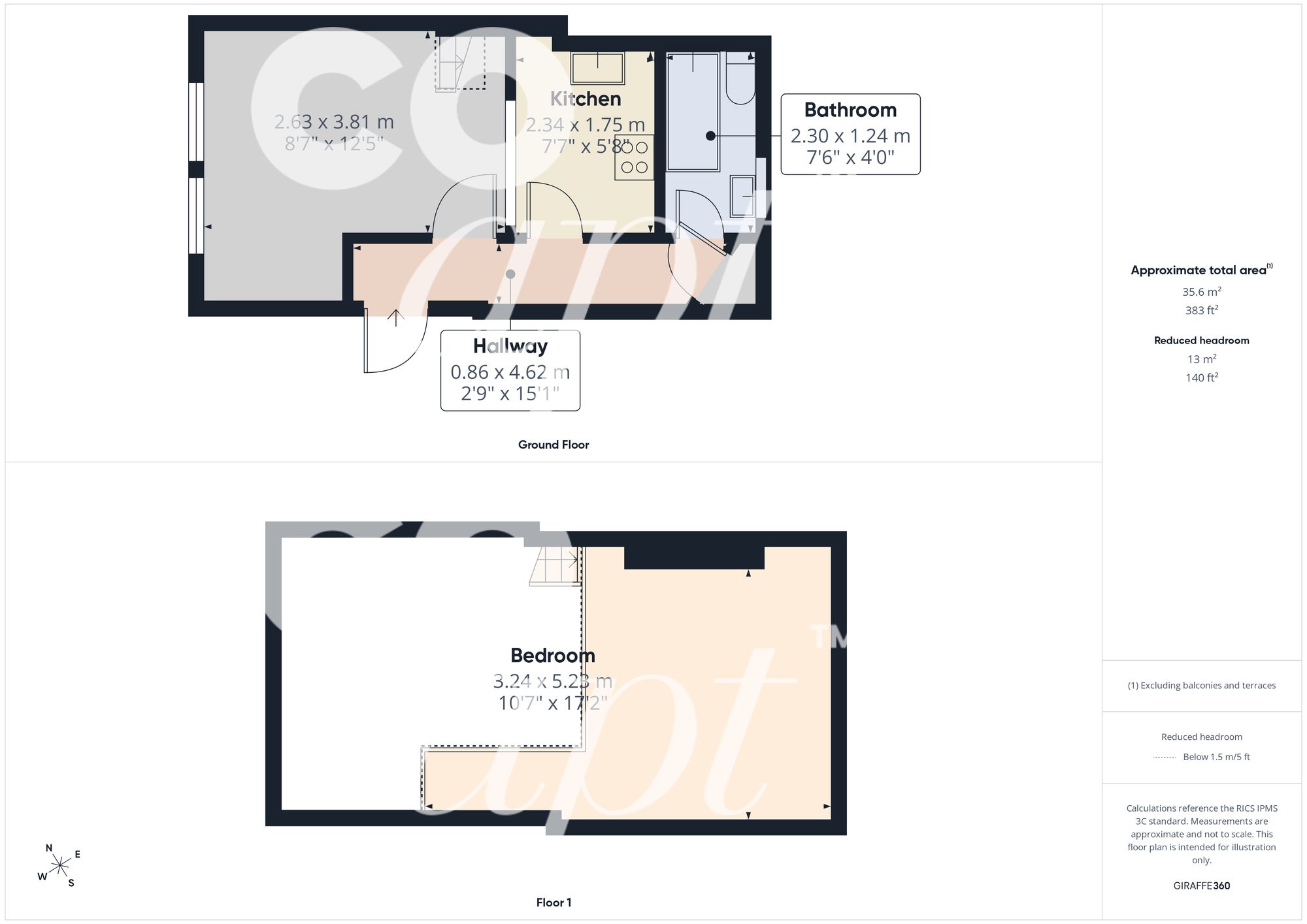 Flat 7, 94 Lewes Road, Brighton floorplan