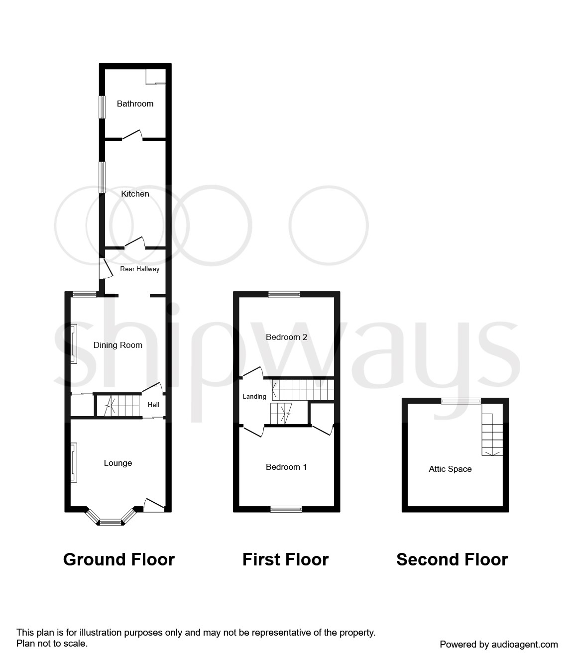 Woodfield Crescent, Kidderminster DY11, 2 bedroom terraced house for