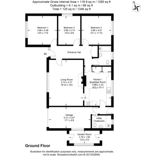 3 Maclins Close, South Molton Devon, Devon floorplan