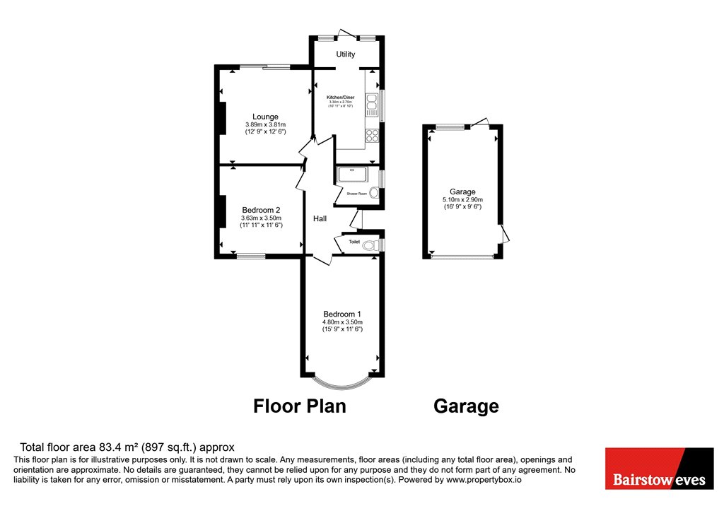 18, Brookside Way, Croydon floorplan