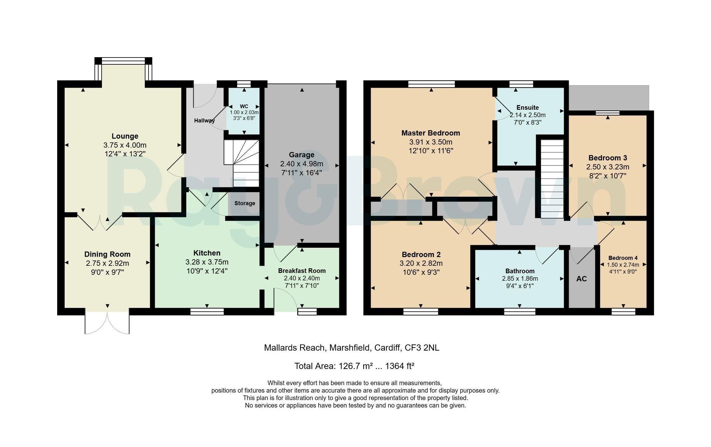 183 Mallards Reach, Cardiff floorplan